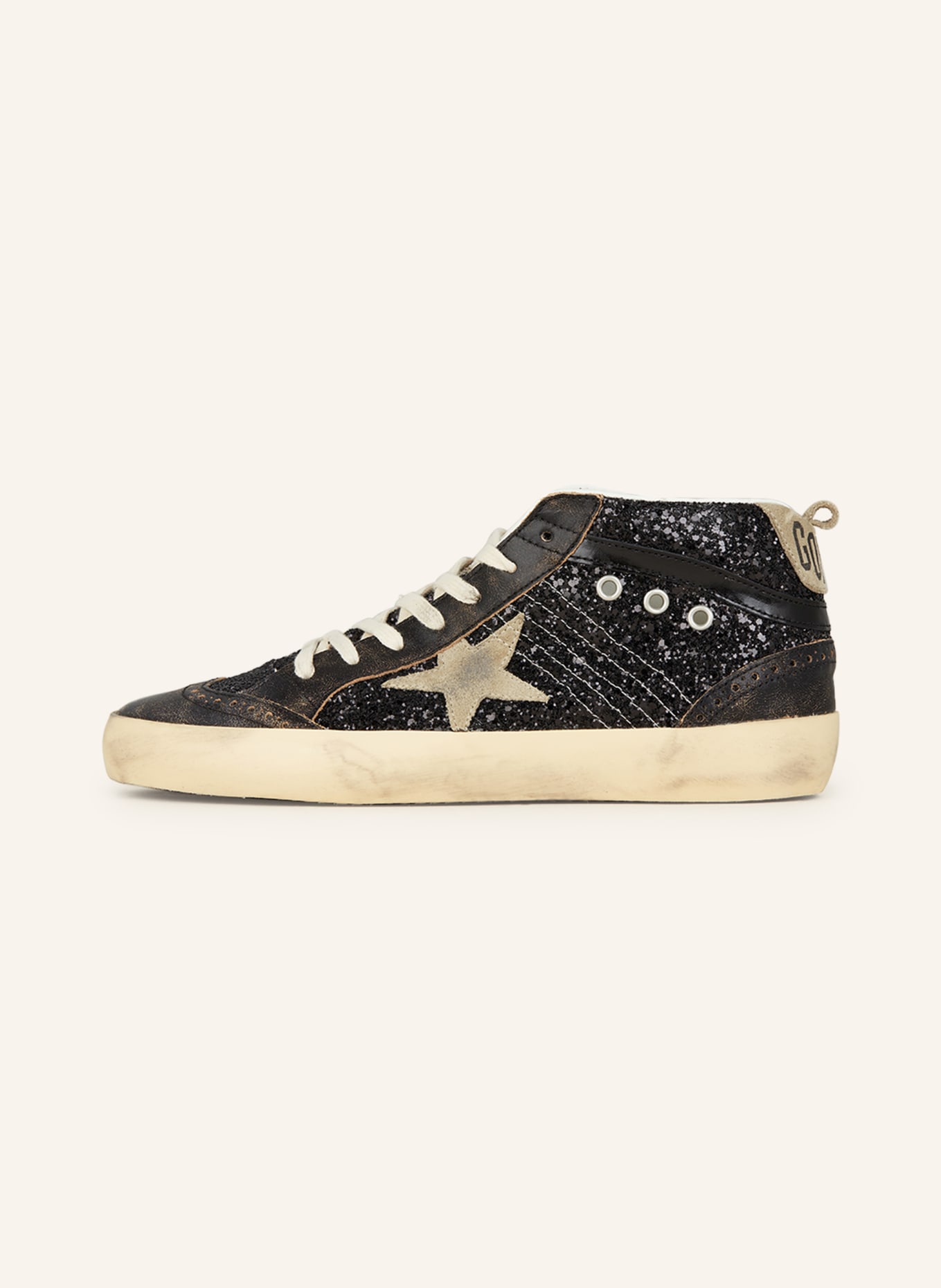 GOLDEN GOOSE High-top sneakers MID STAR, Color: BLACK (Image 4)