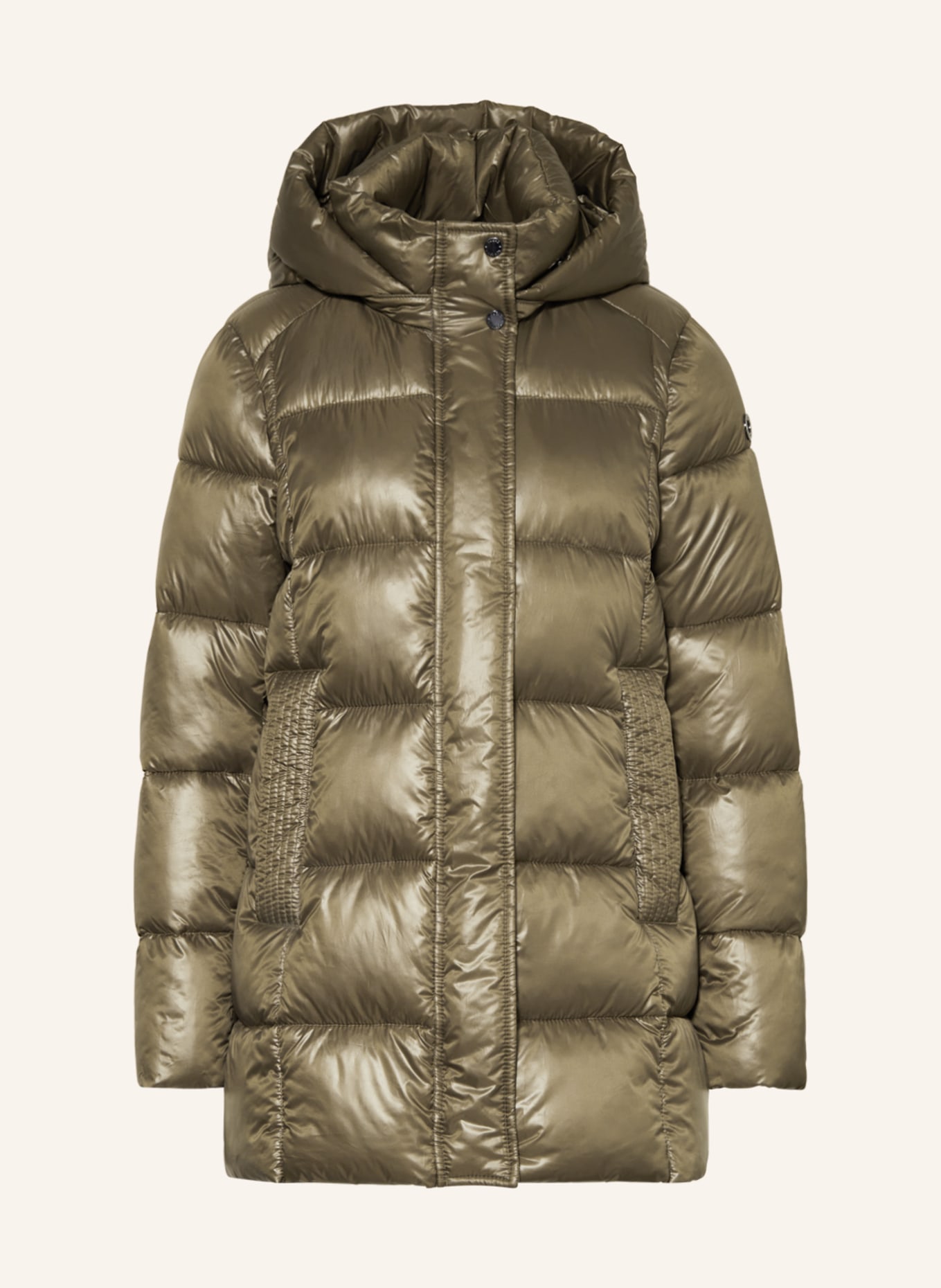 FUCHS SCHMITT Quilted jacket with detachable hood, Color: OLIVE (Image 1)