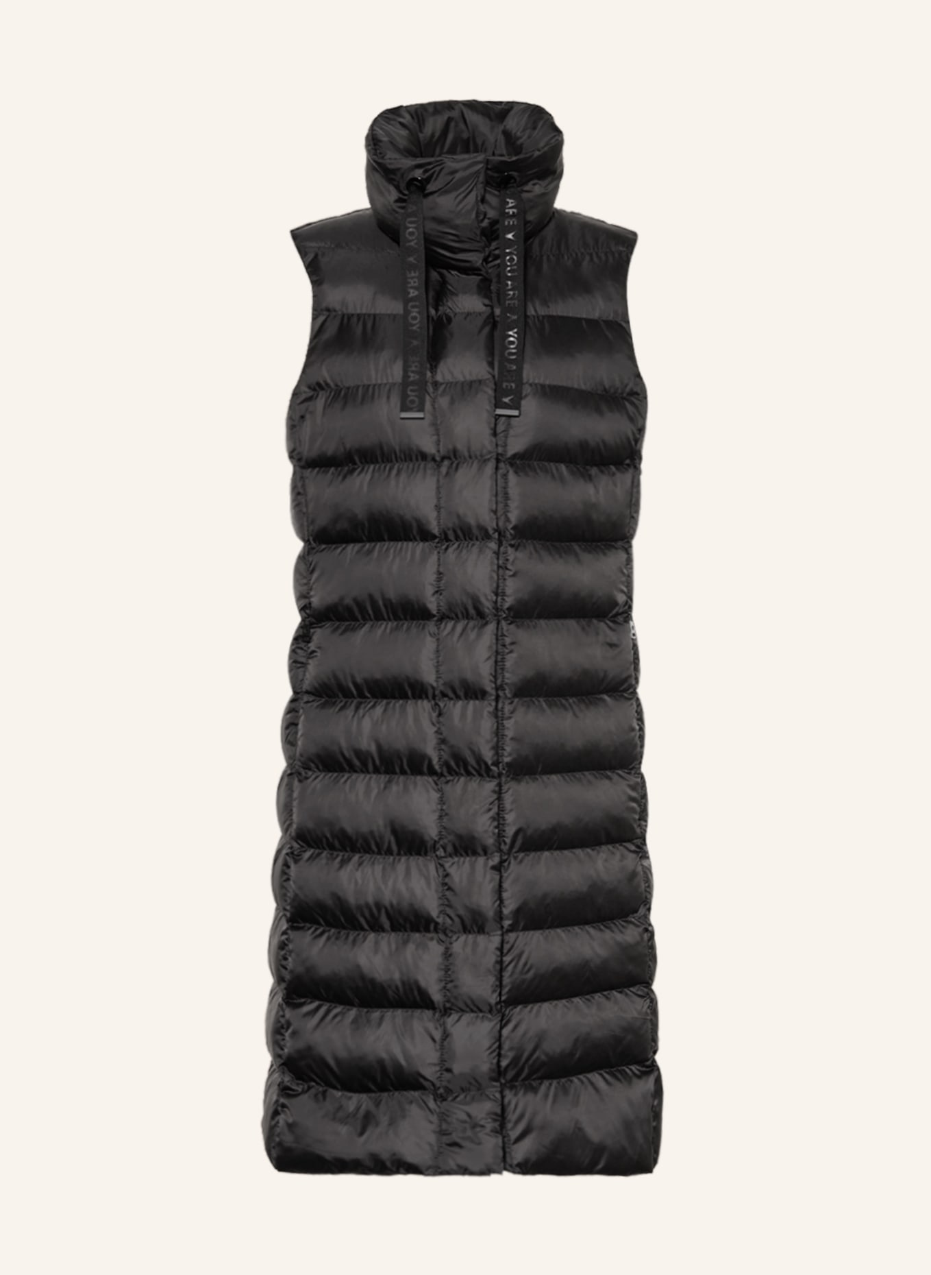 FUCHS SCHMITT Quilted vest, Color: BLACK (Image 1)