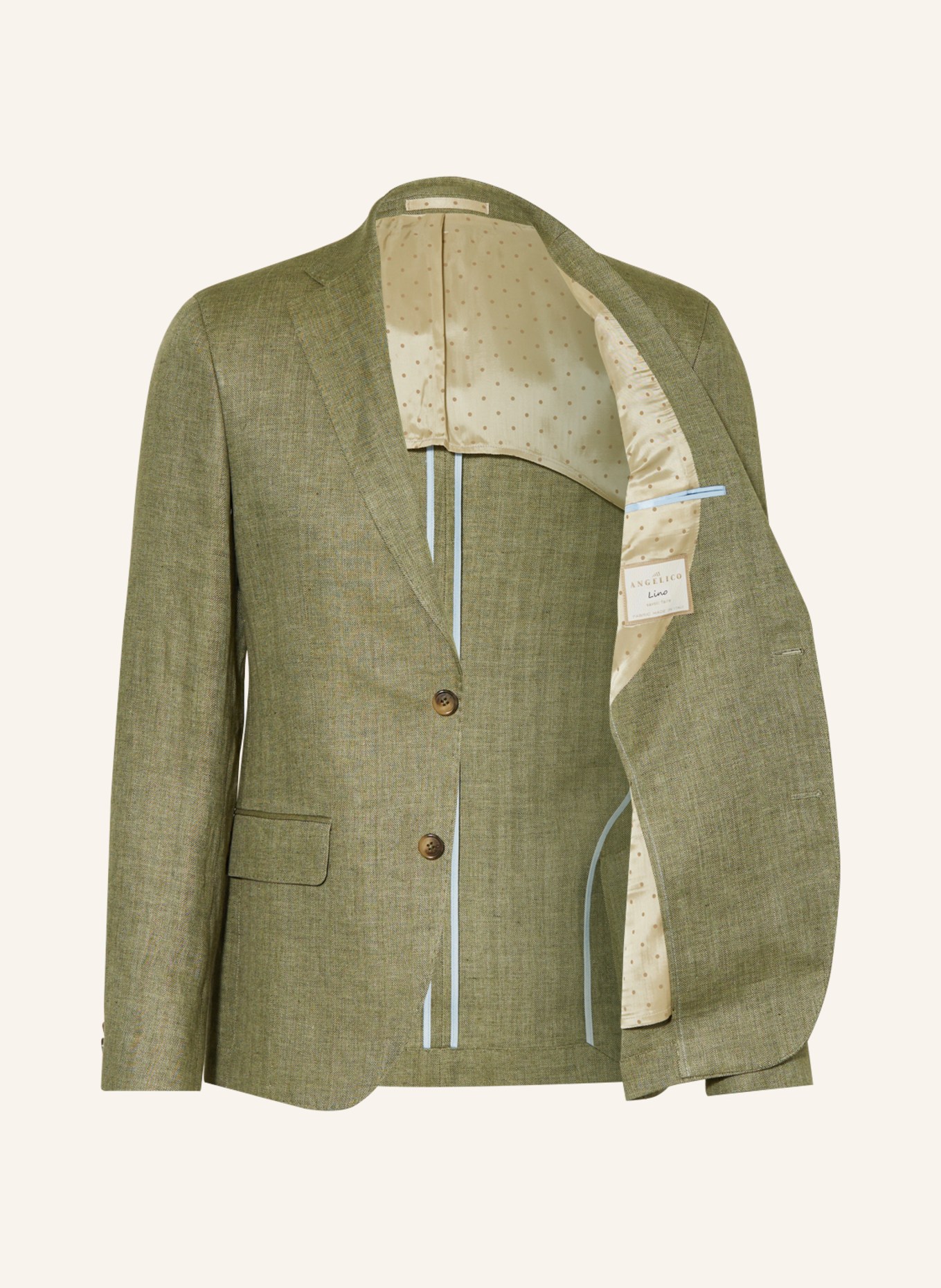 SAND COPENHAGEN Suit jacket NEW HE STAR Modern fit in linen, Color: GREEN (Image 4)