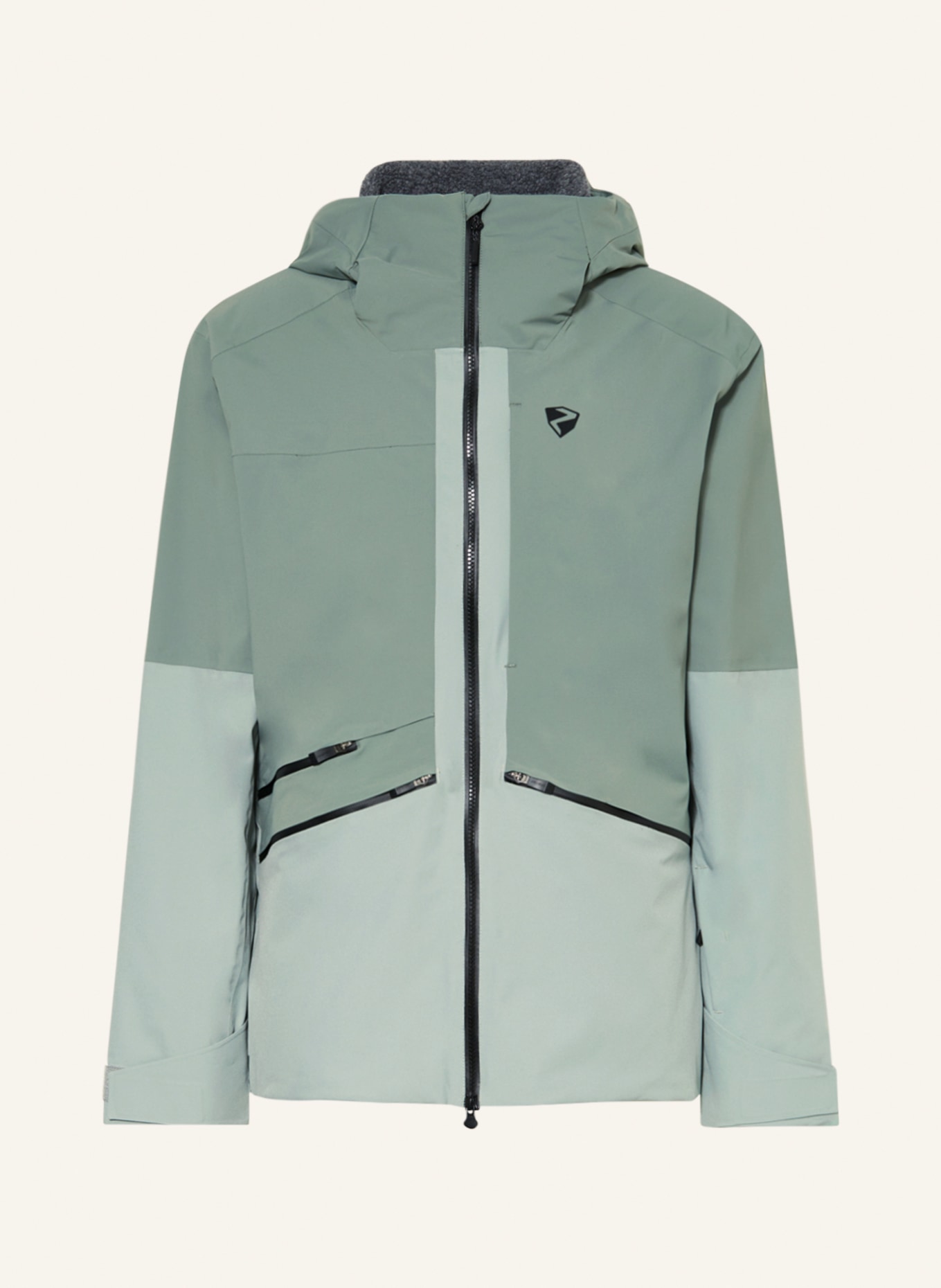 ziener Ski jacket TAHAN, Color: LIGHT GREEN (Image 1)