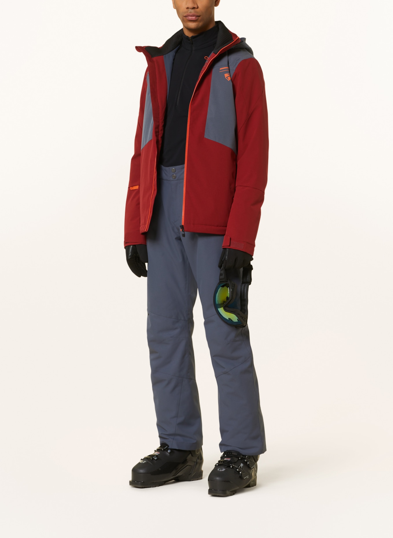 ziener Ski pants TAGA, Color: DARK GRAY (Image 2)