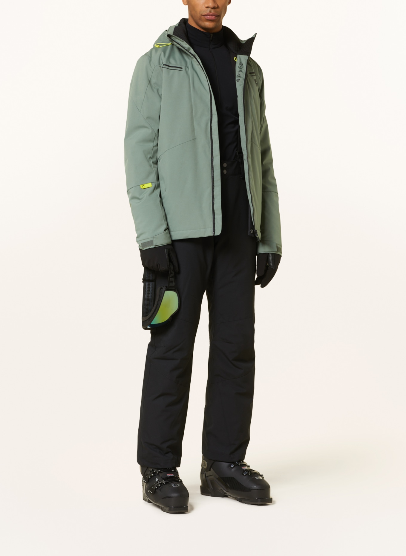 ziener Ski jacket TAFAR, Color: LIGHT GREEN (Image 2)