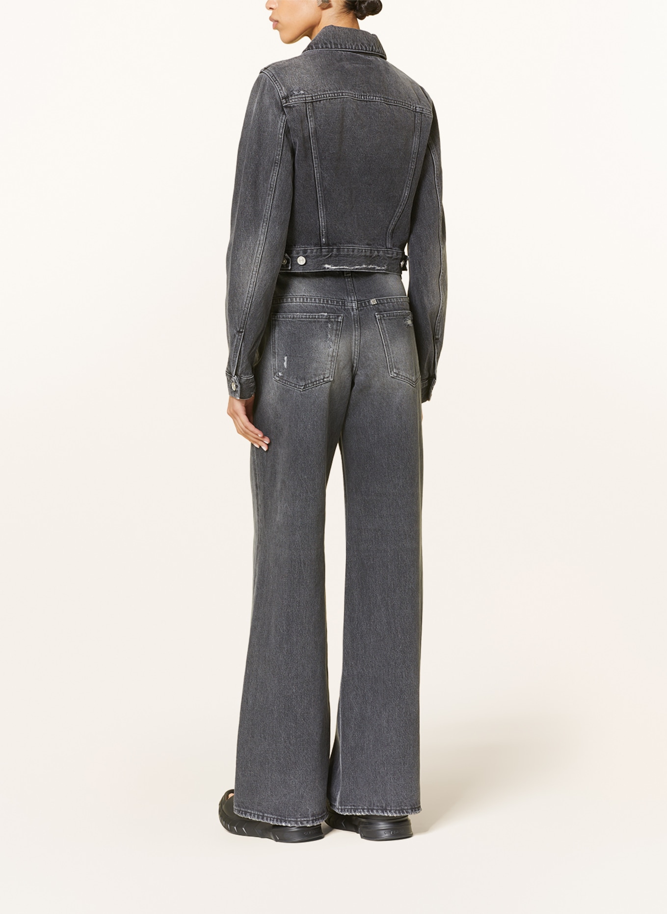 GIVENCHY Krótka kurtka jeansowa, Kolor: 001 BLACK (Obrazek 3)