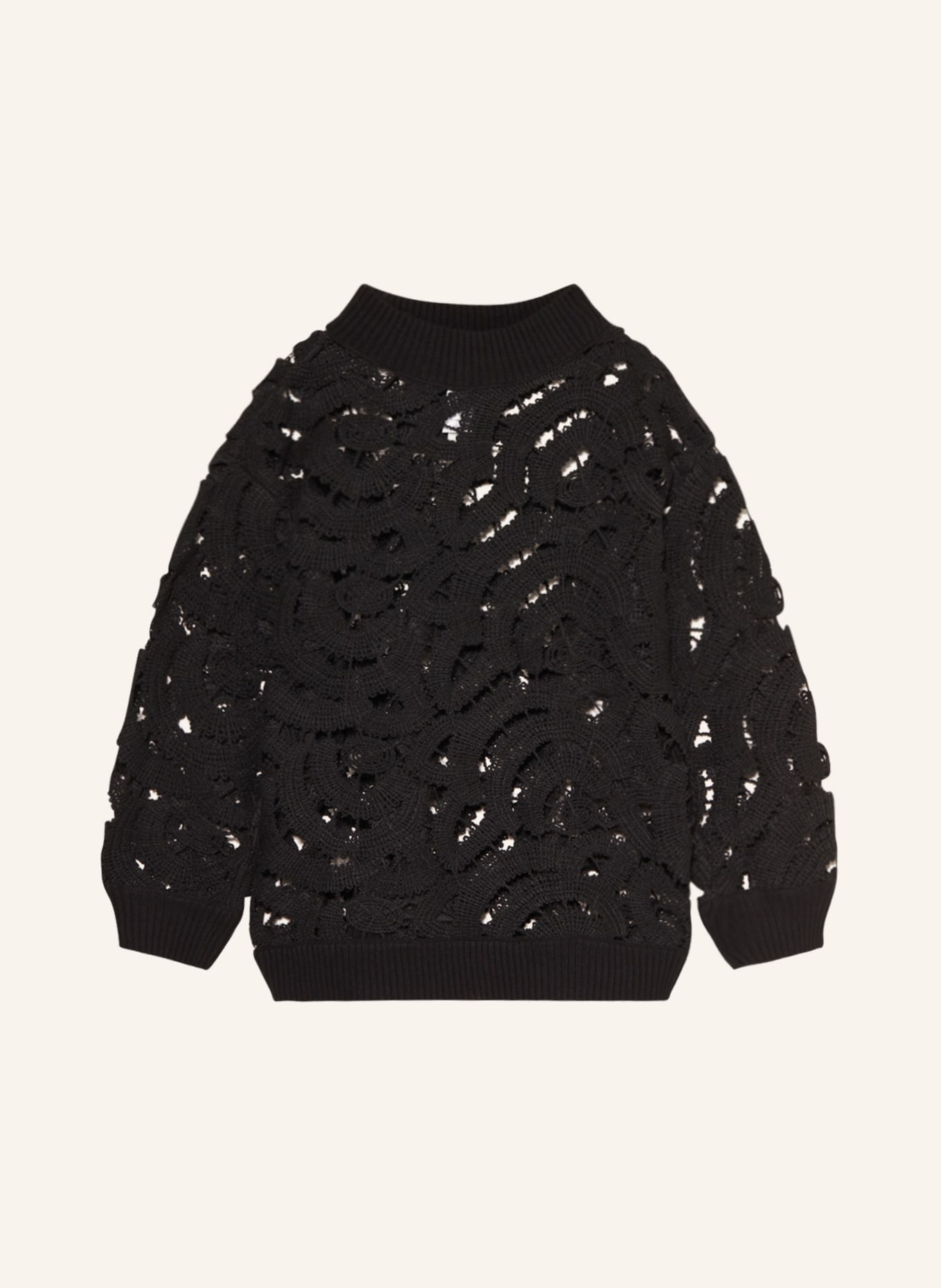FABIANA FILIPPI Sweter oversize, Kolor: CZARNY (Obrazek 1)