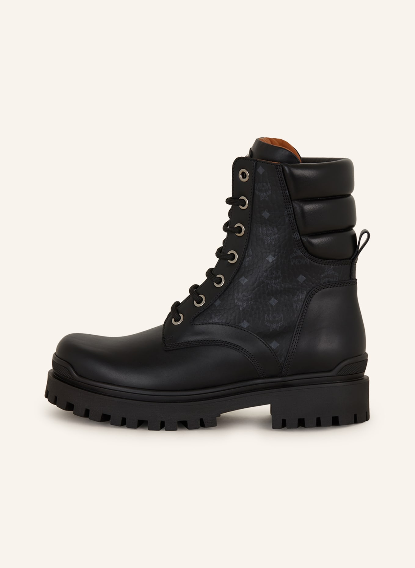 MCM Lace-up boots SKYWARD, Color: BLACK/ GRAY (Image 4)