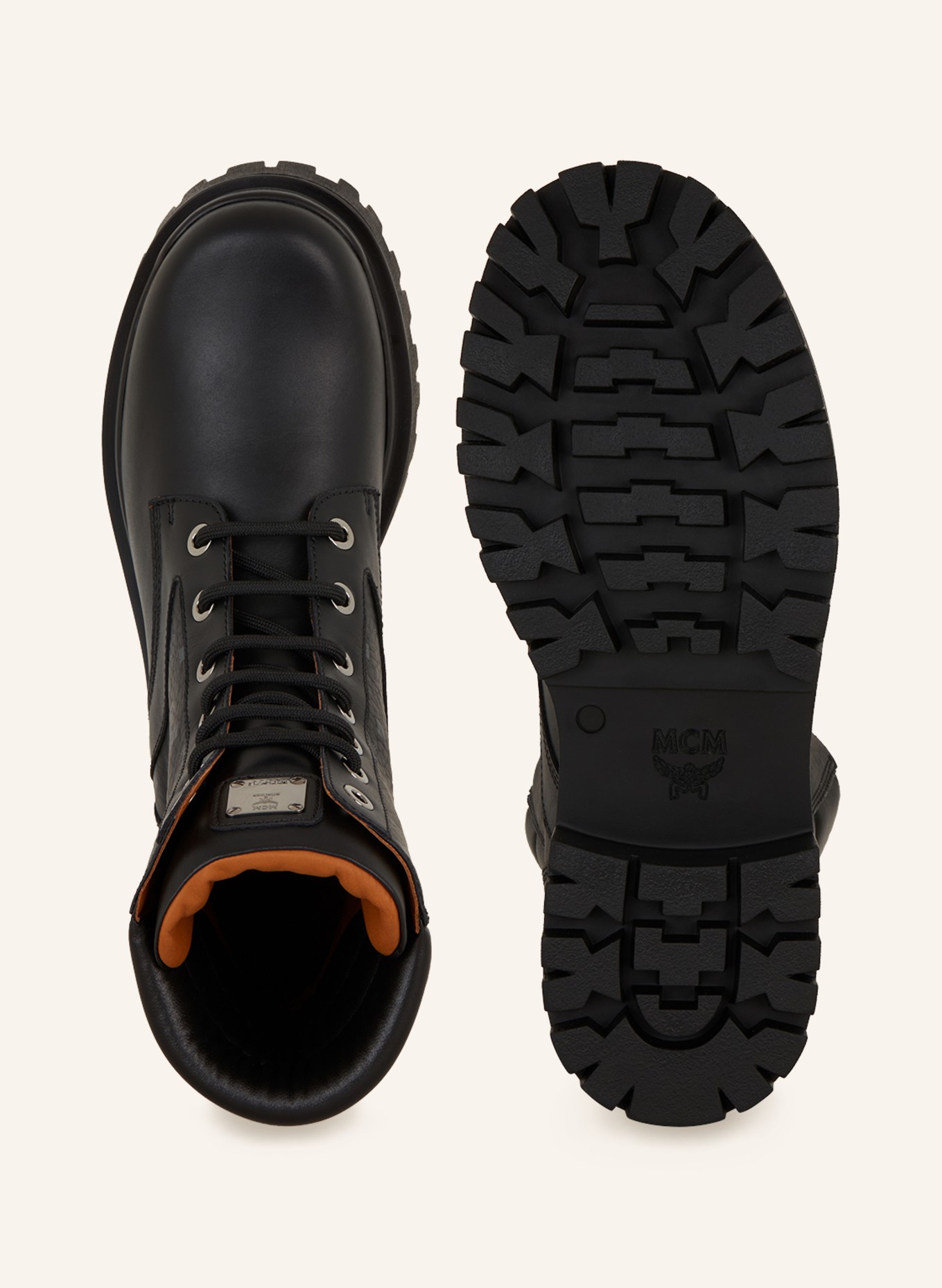 MCM Lace-up boots SKYWARD, Color: BLACK/ GRAY (Image 5)
