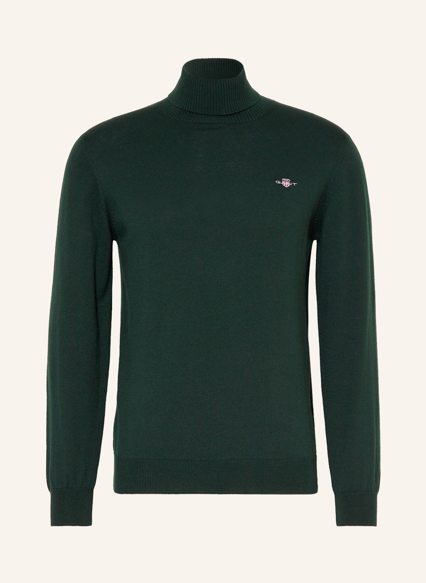 GANT Turtleneck sweater, Color: DARK GREEN (Image 1)
