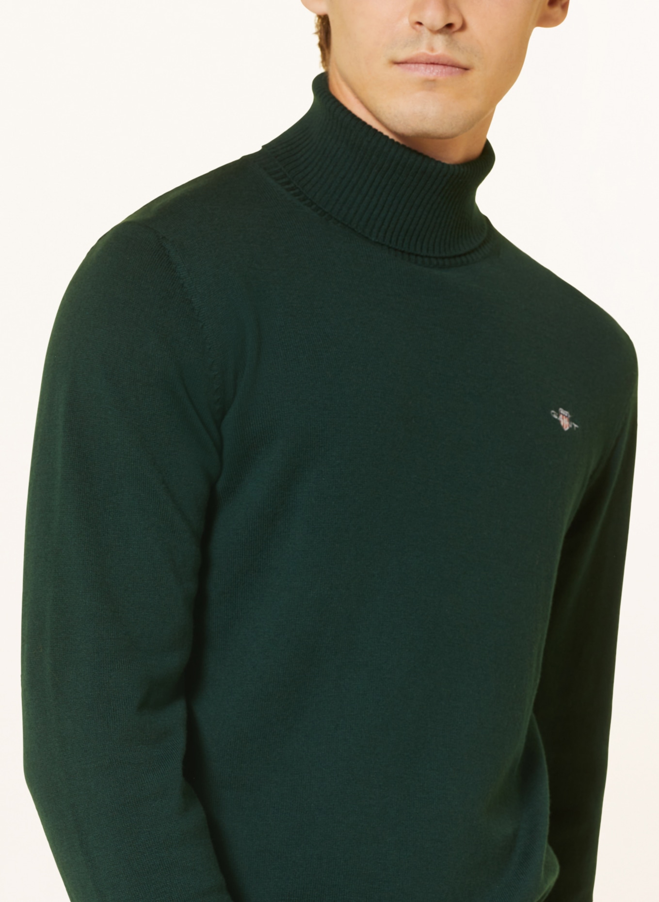 GANT Turtleneck sweater, Color: DARK GREEN (Image 4)