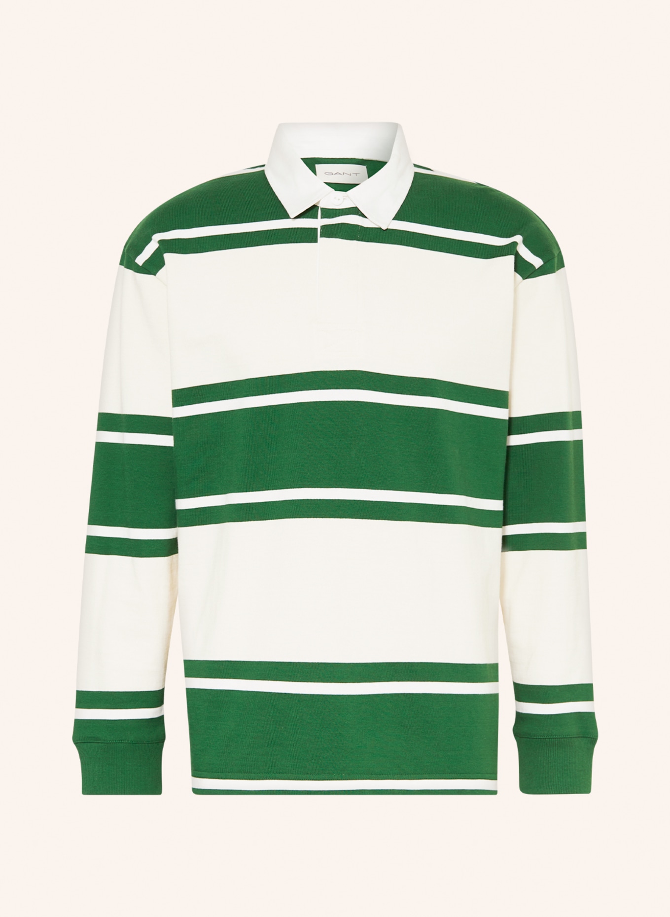 GANT Rugby shirt, Color: CREAM/ DARK GREEN (Image 1)