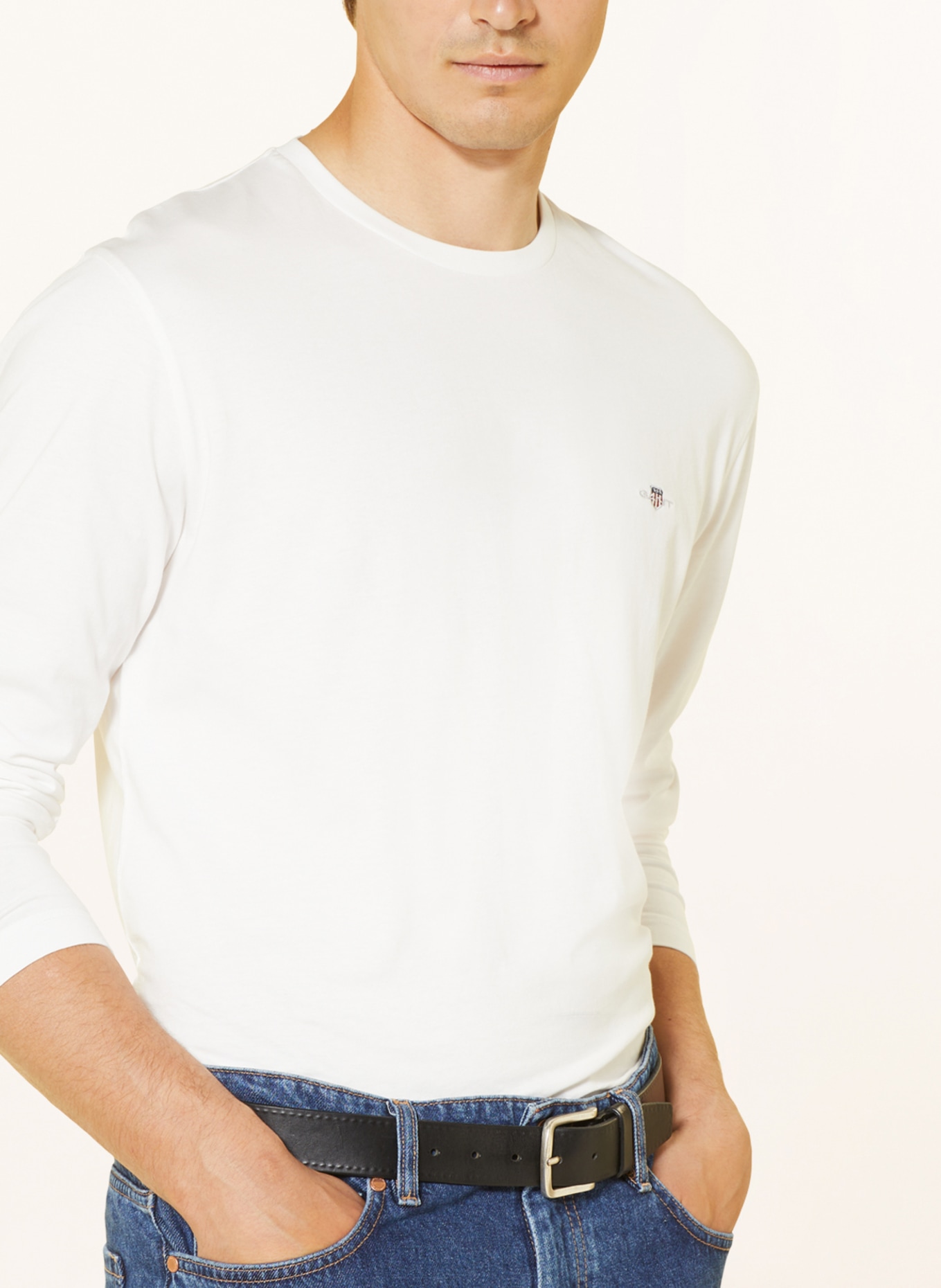 GANT Long sleeve shirt, Color: WHITE (Image 4)