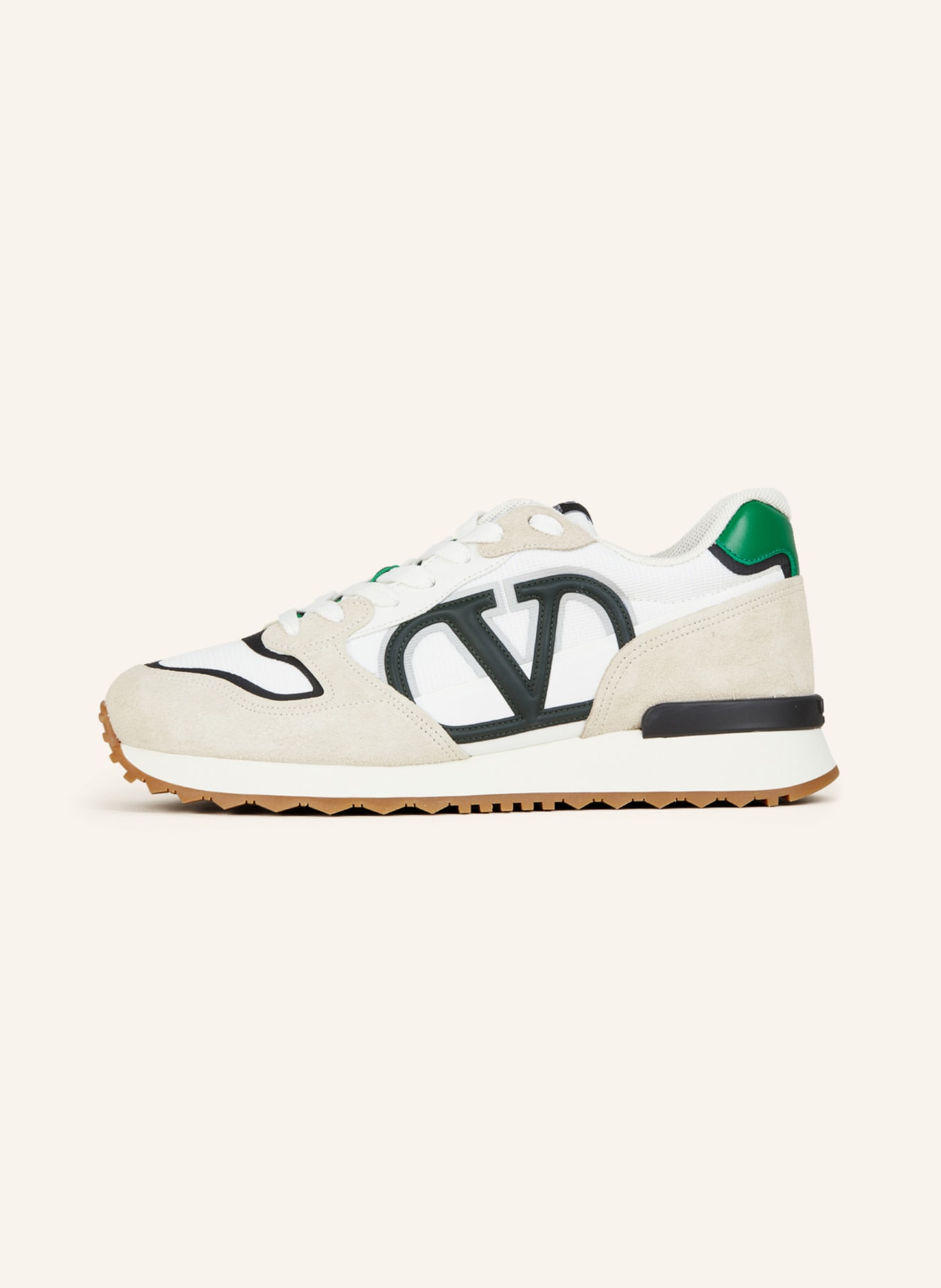 VALENTINO GARAVANI Sneakers VLOGO, Color: WHITE/ DARK BLUE/ GREEN (Image 4)