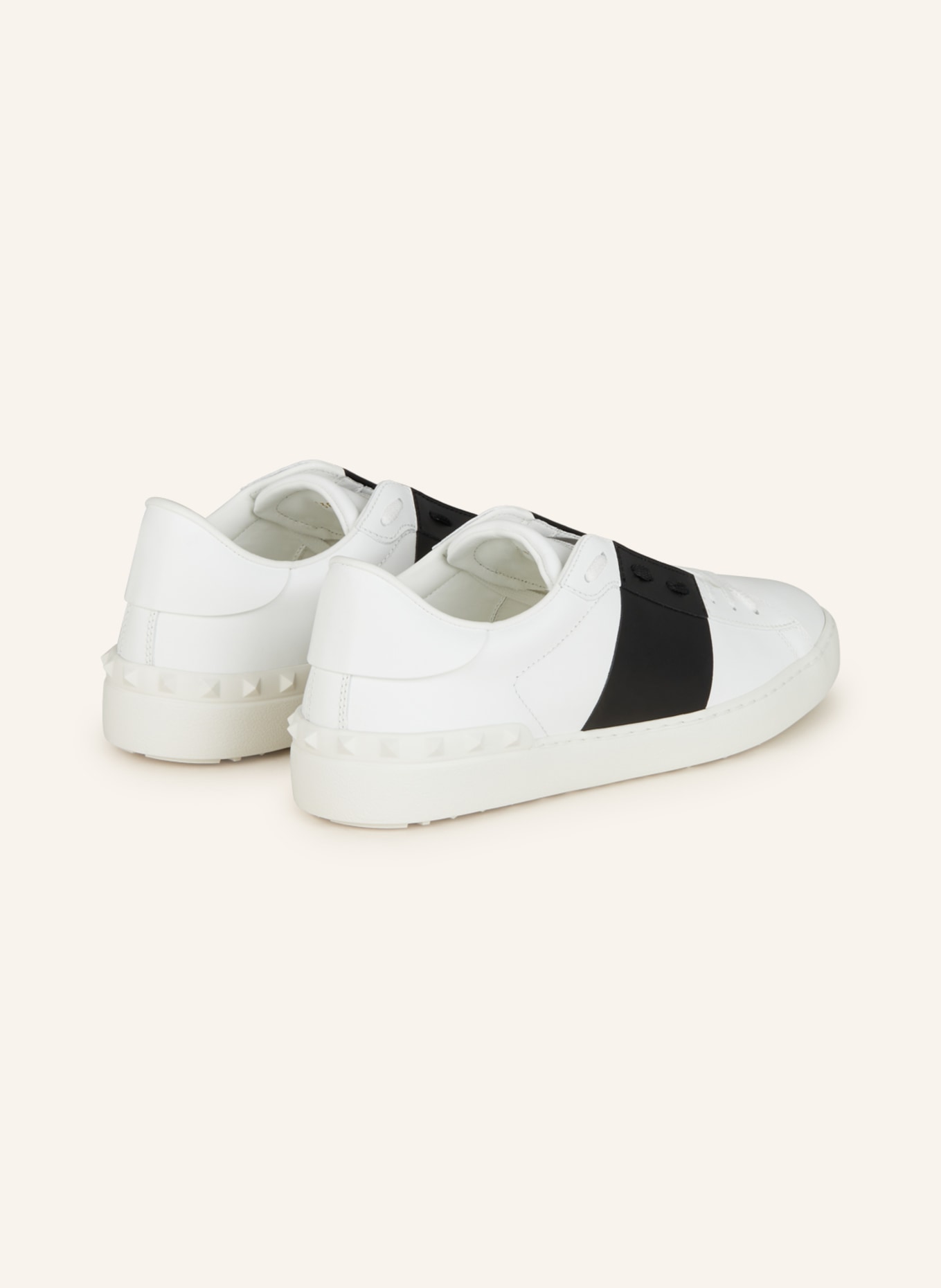 VALENTINO GARAVANI Sneakers OPEN, Color: WHITE/ BLACK (Image 2)