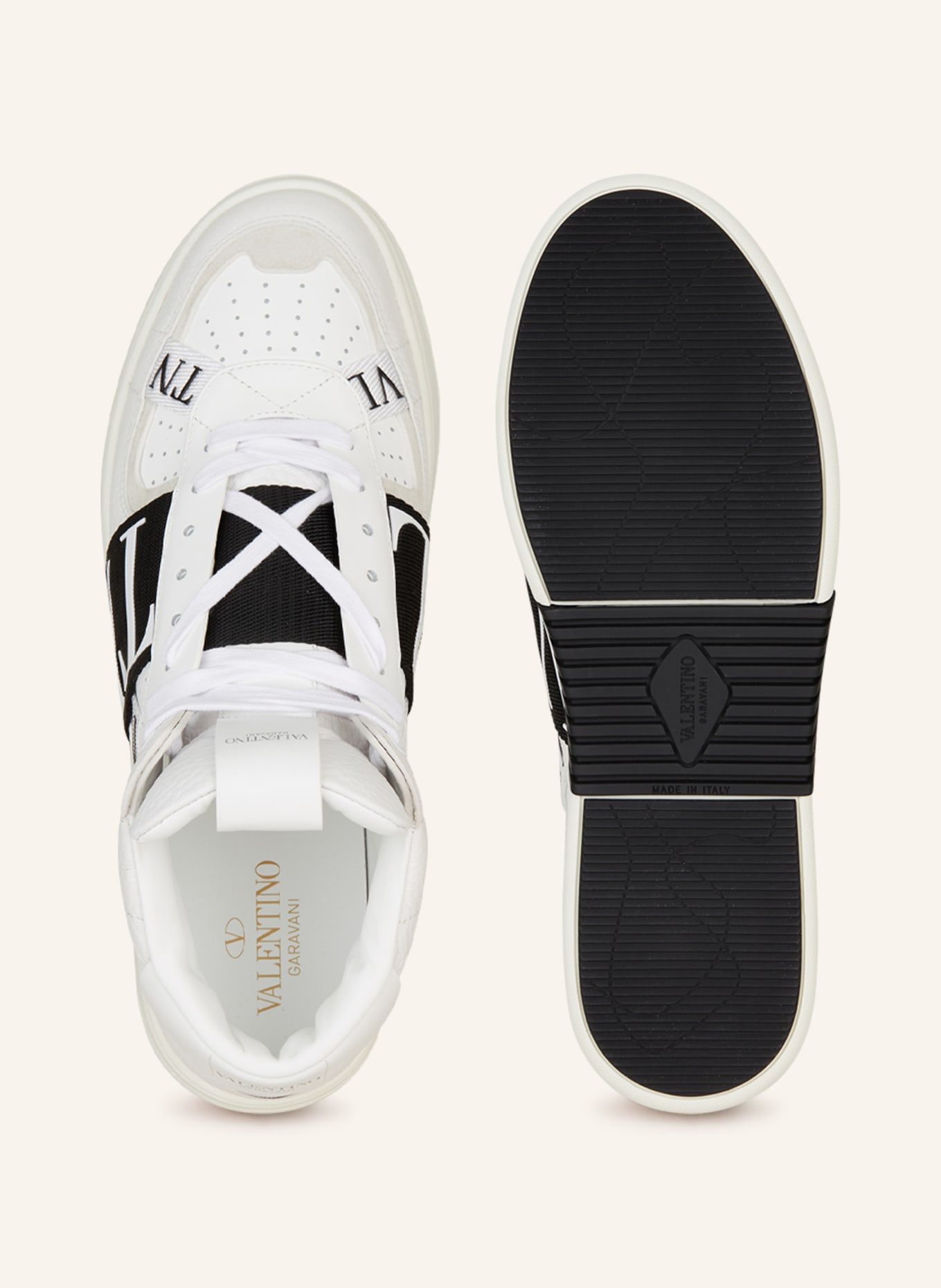 VALENTINO GARAVANI High-top sneakers VL7N, Color: WHITE/ BLACK (Image 5)
