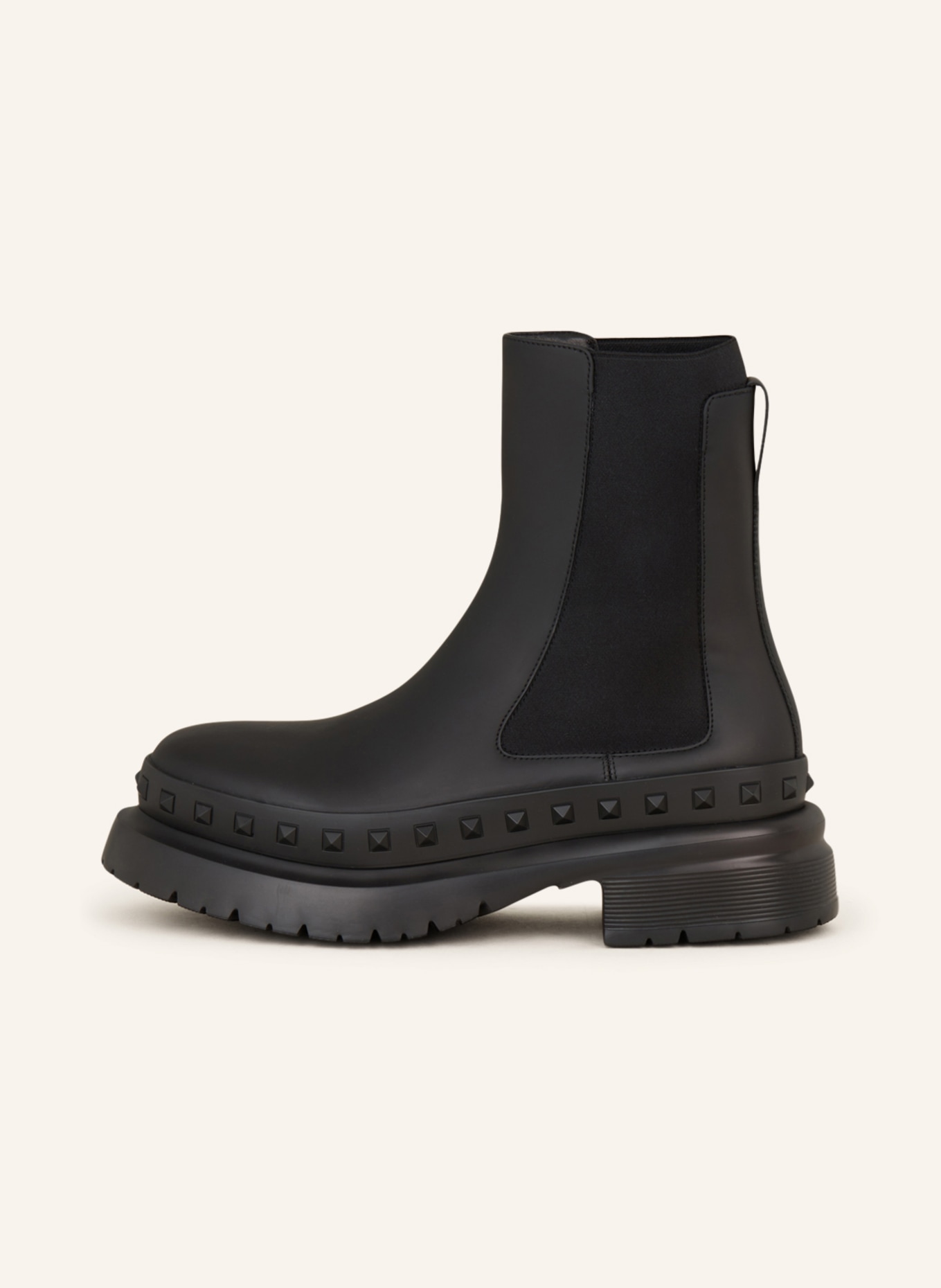 VALENTINO GARAVANI Chelsea boots M-WAY ROCKSTUD, Color: BLACK (Image 4)