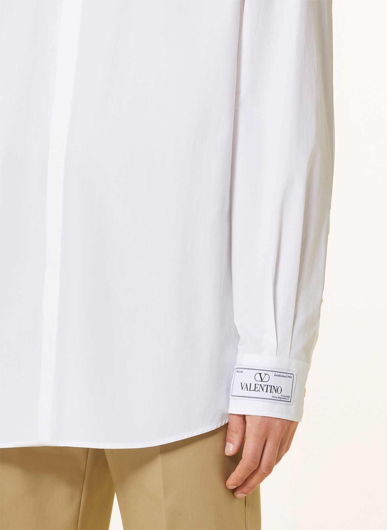 VALENTINO Shirt comfort fit, Color: WHITE (Image 4)