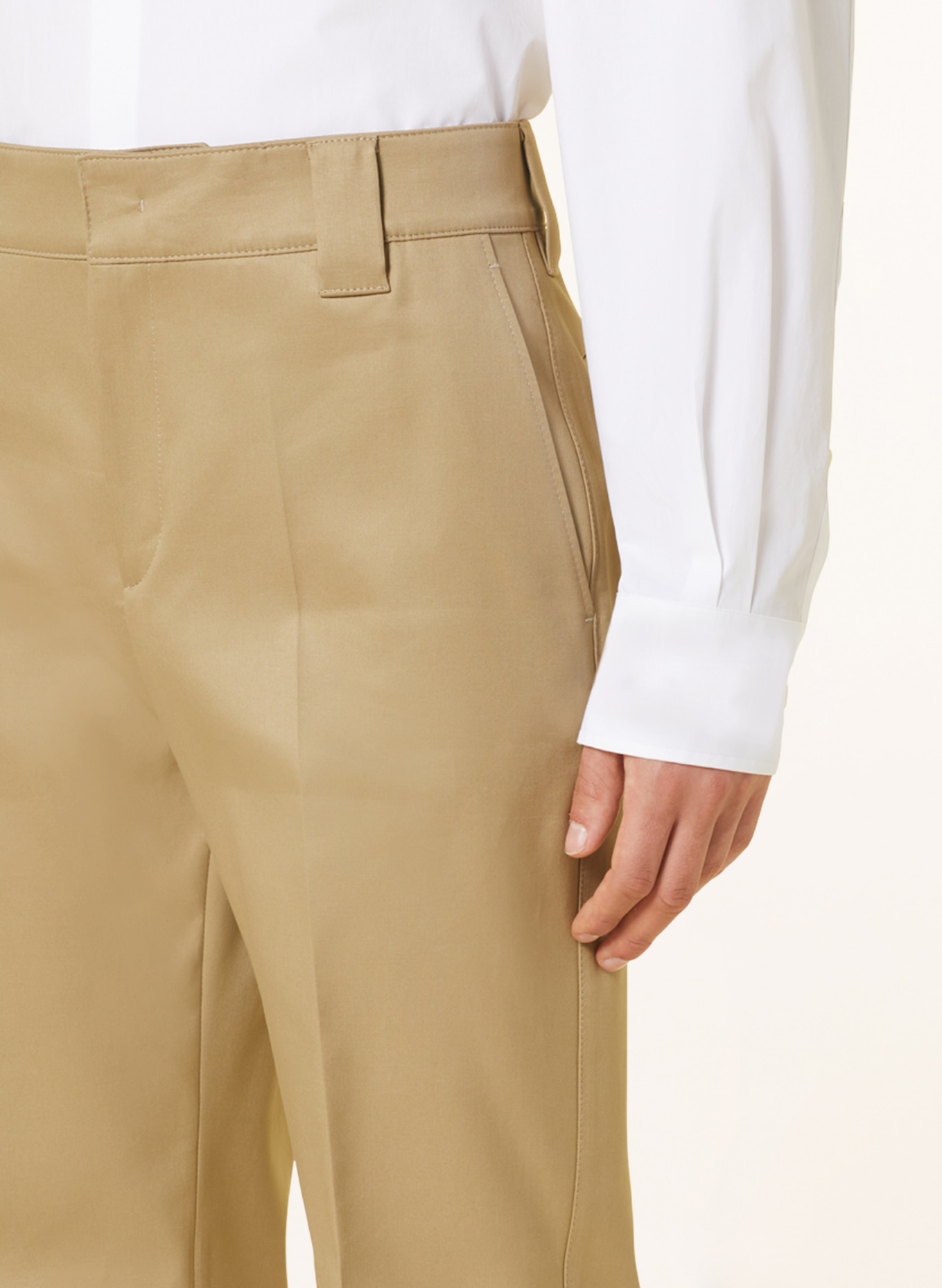 VALENTINO Trousers regular fit, Color: BEIGE (Image 6)
