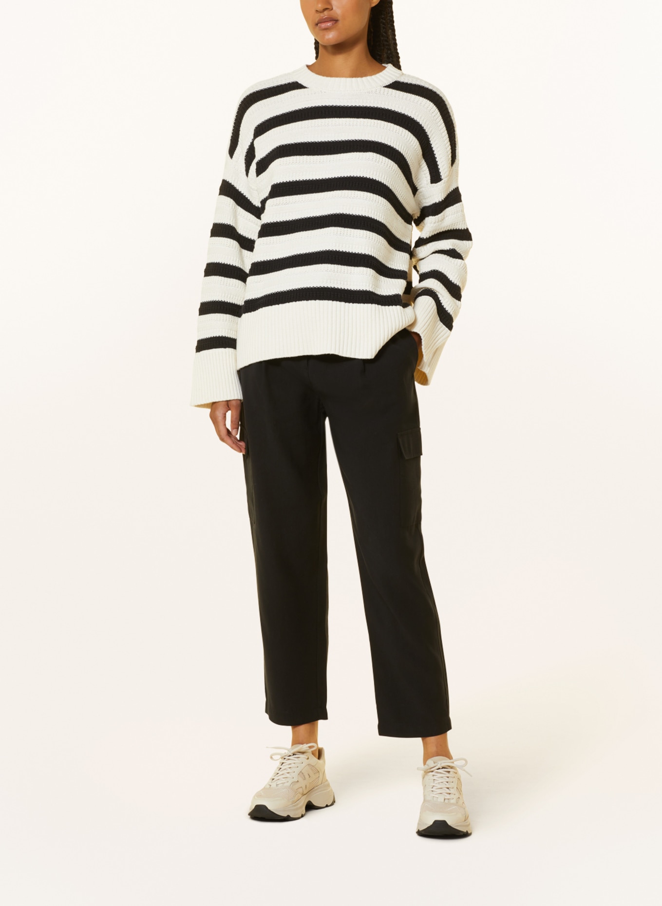MSCH COPENHAGEN Sweater MSCHJILLINA, Color: CREAM/ BLACK (Image 2)