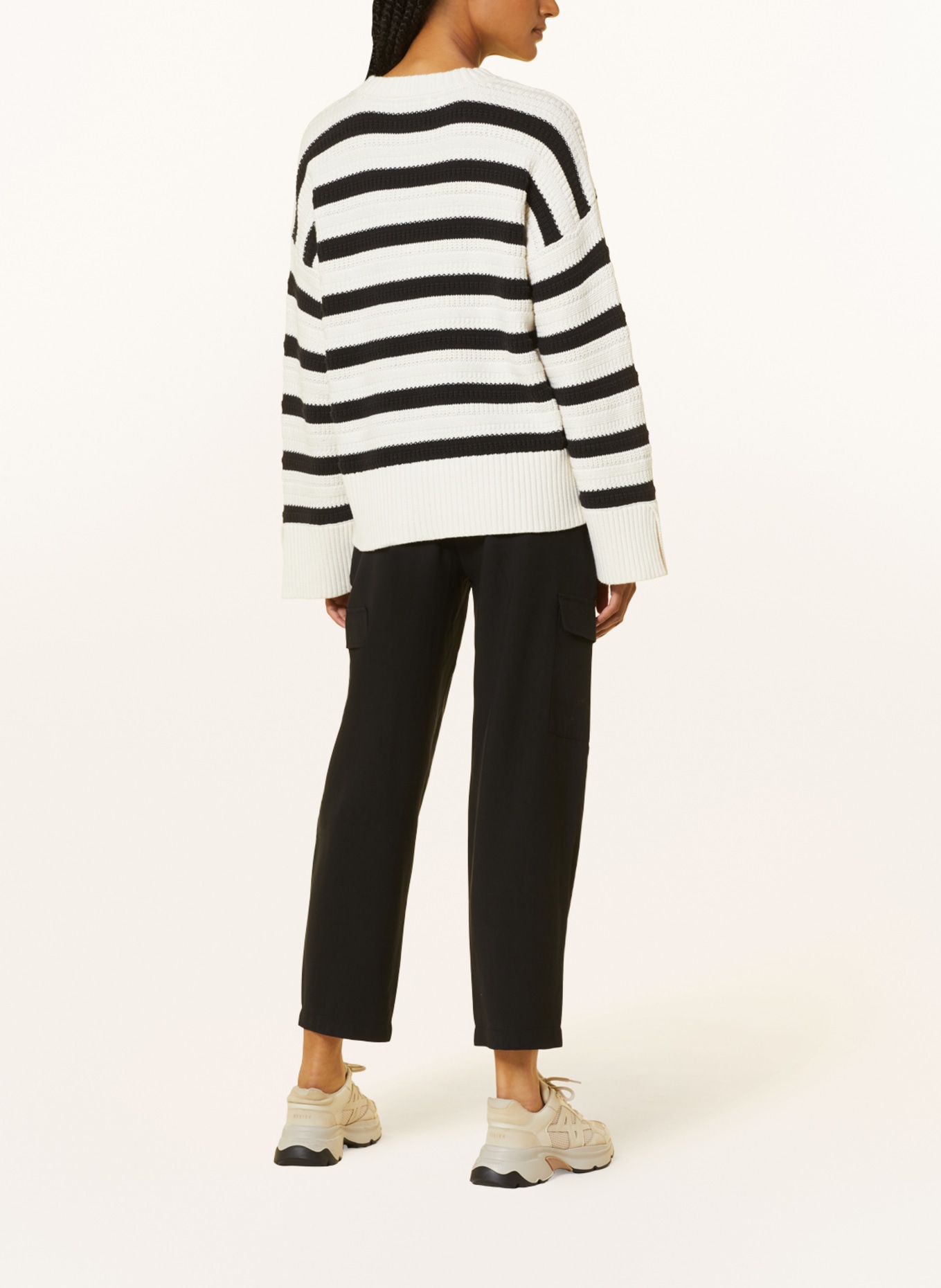 MSCH COPENHAGEN Sweater MSCHJILLINA, Color: CREAM/ BLACK (Image 3)