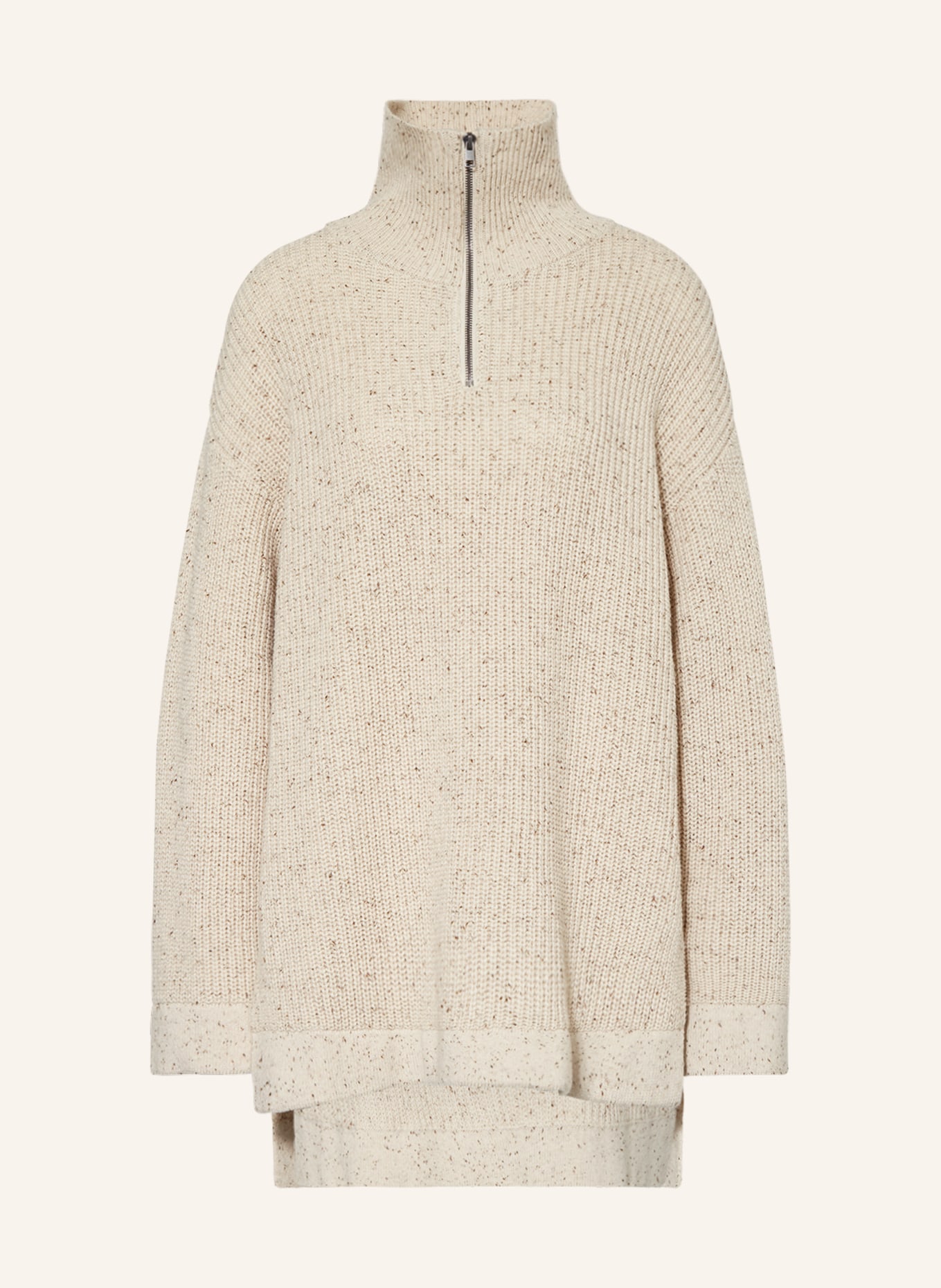 MSCH COPENHAGEN Half-zip sweater MSCHDEVION, Color: BEIGE (Image 1)