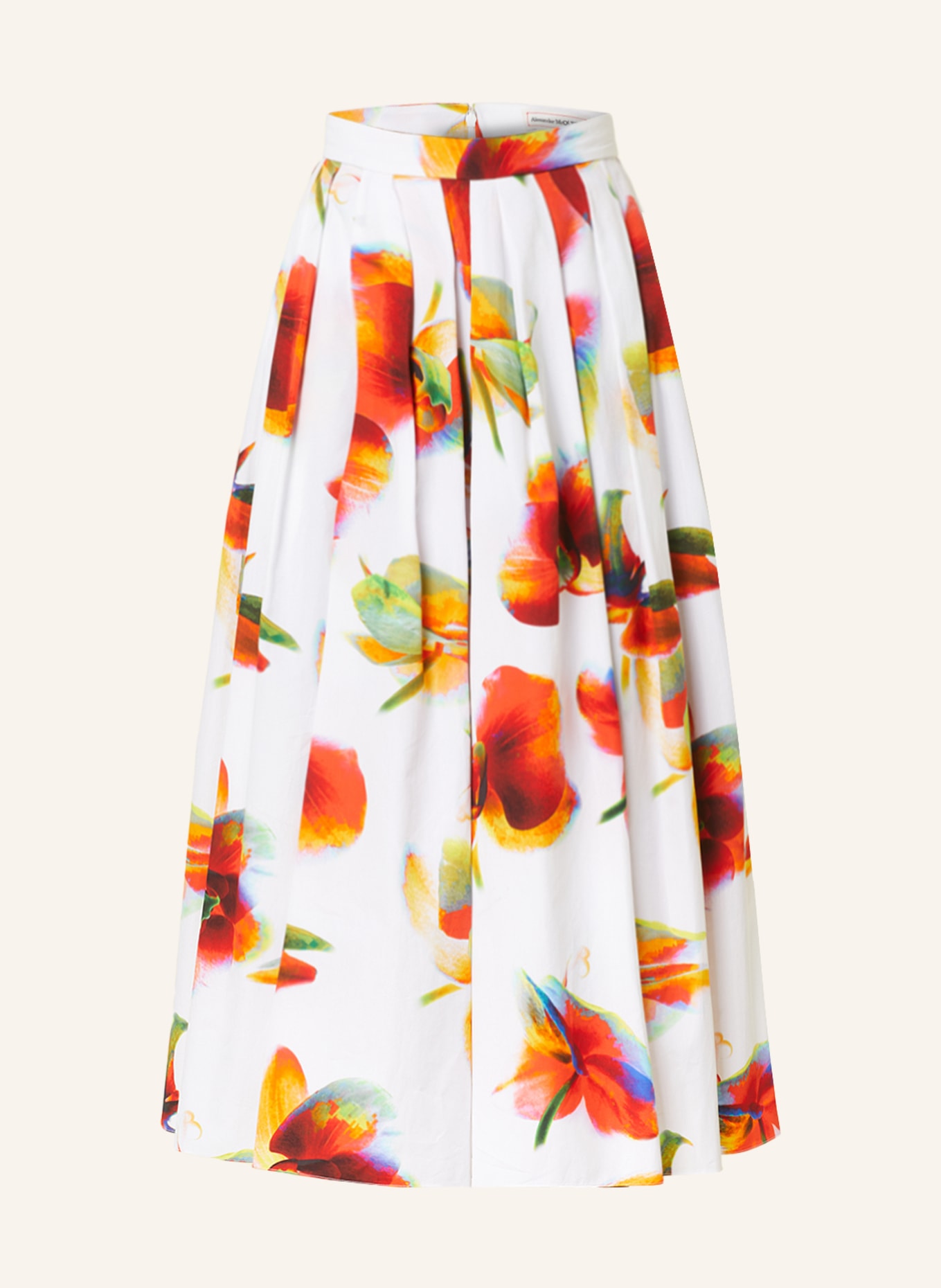 Alexander McQUEEN Skirt, Color: WHITE/ RED/ GREEN (Image 1)