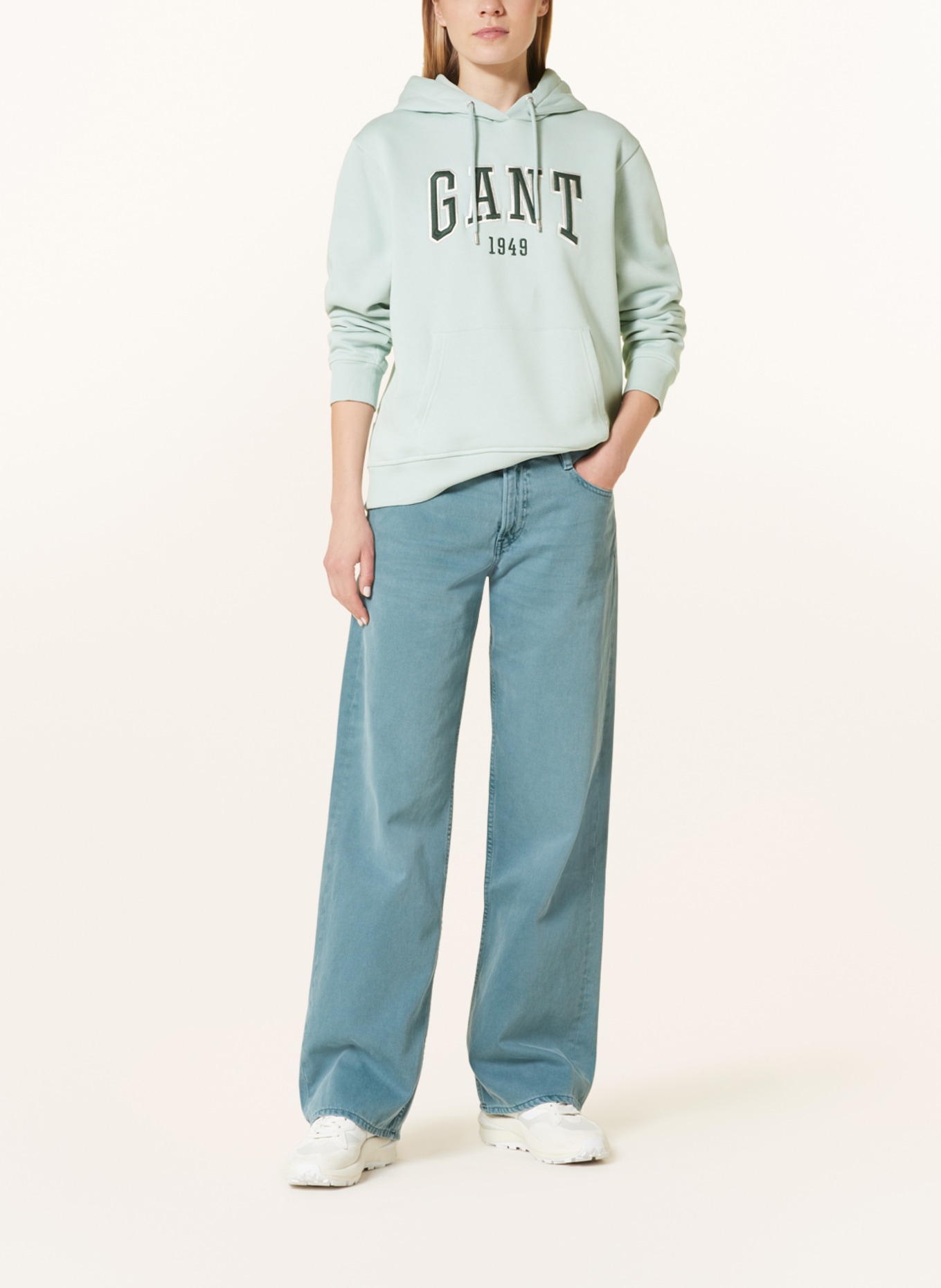 GANT Hoodie, Color: TURQUOISE (Image 2)