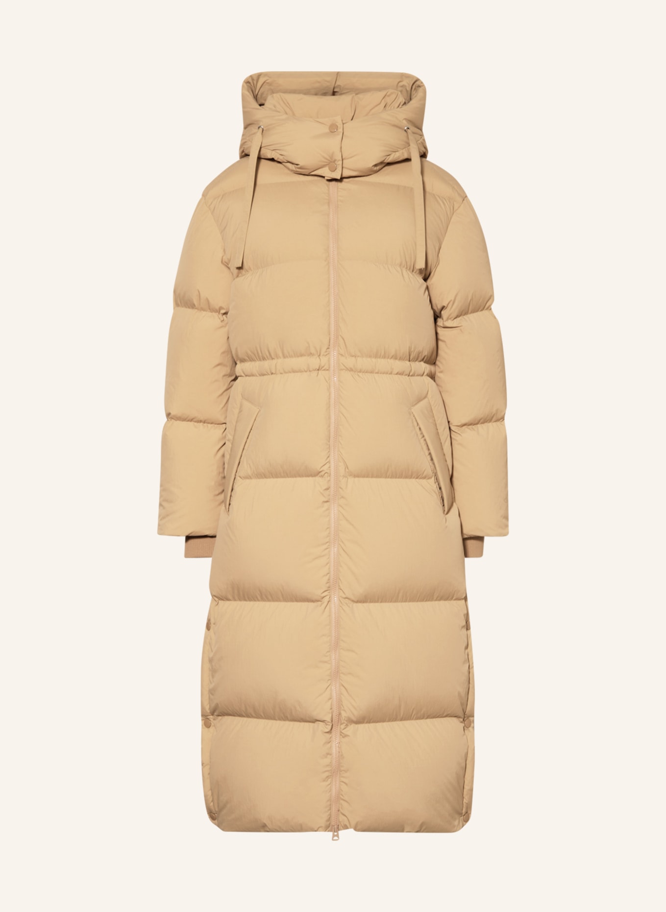 GANT Down jacket with removable hood, Color: LIGHT BROWN (Image 1)
