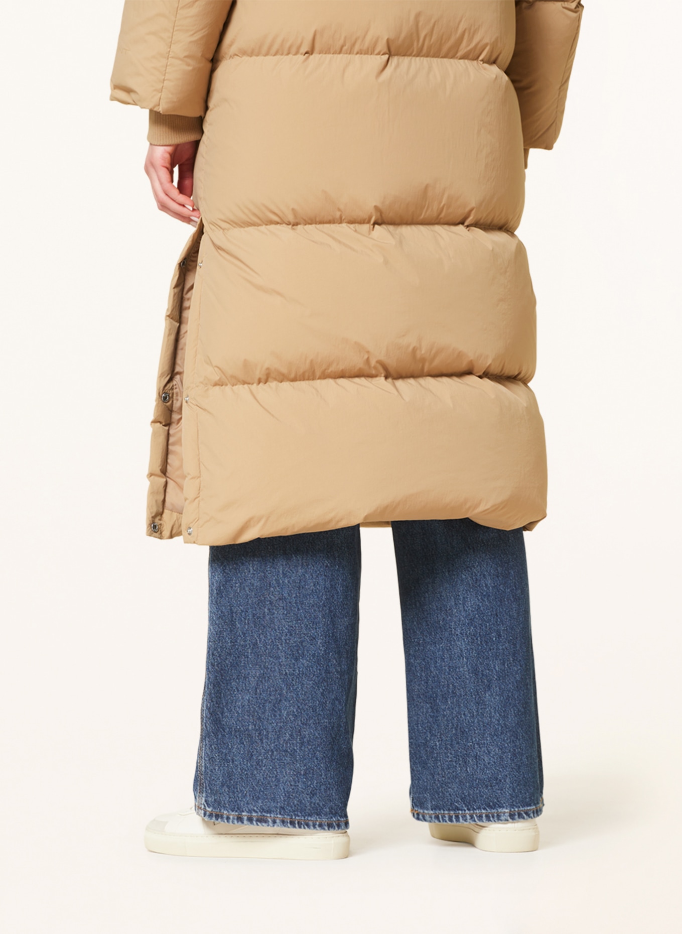 GANT Down jacket with removable hood, Color: LIGHT BROWN (Image 5)