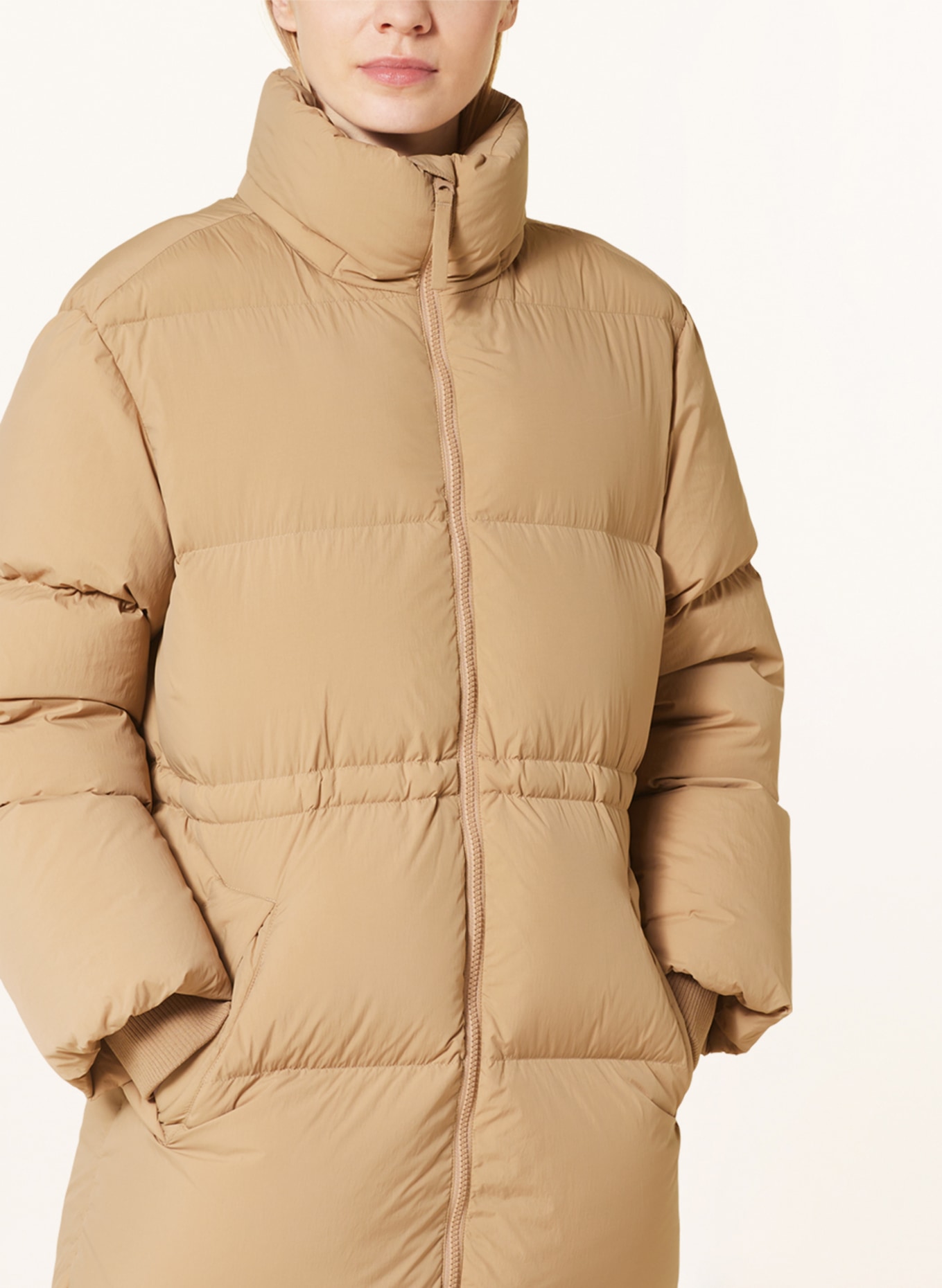 GANT Down jacket with removable hood, Color: LIGHT BROWN (Image 6)