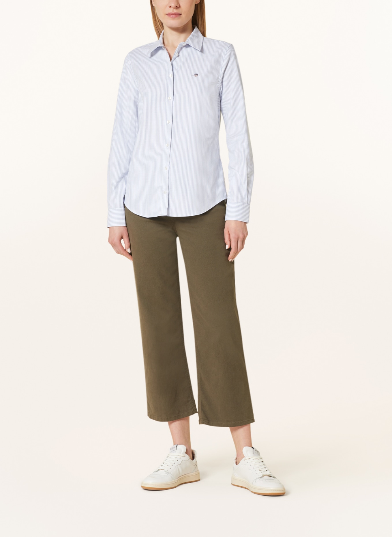GANT Shirt blouse, Color: LIGHT BLUE/ WHITE (Image 2)