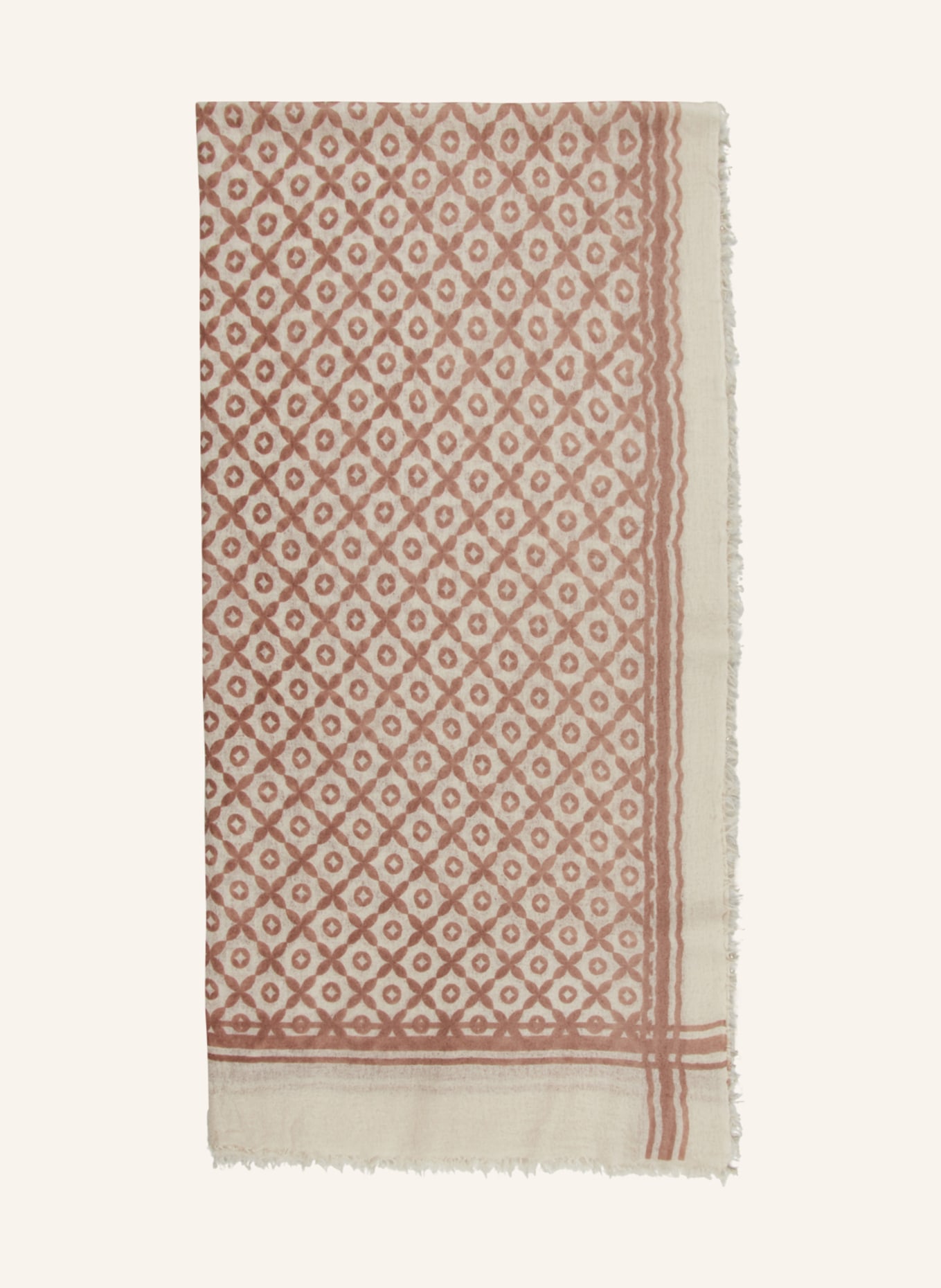 MALA ALISHA Cashmere scarf NORA, Color: BEIGE (Image 1)