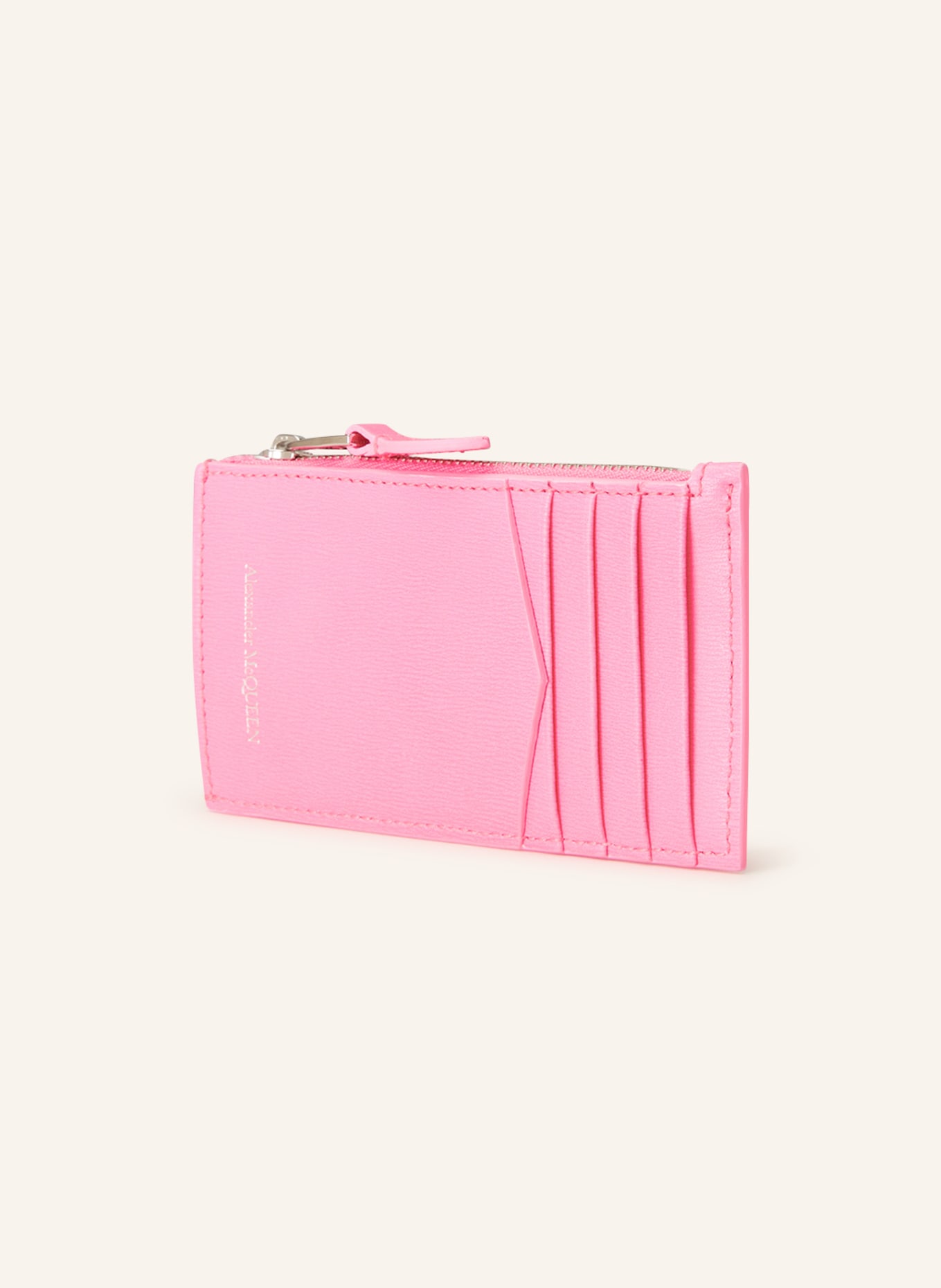 Alexander McQUEEN Card case with coin compartment, Color: PINK (Image 2)
