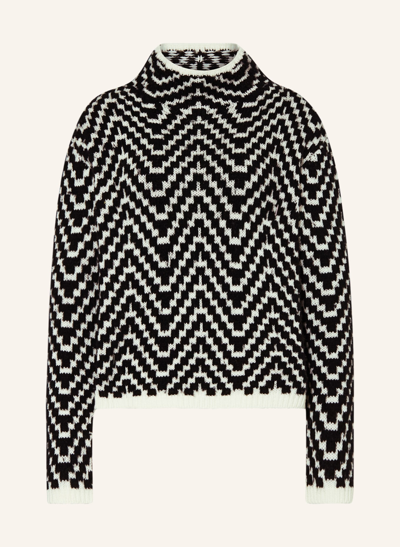 MRS & HUGS Sweater, Color: BLACK/ WHITE (Image 1)