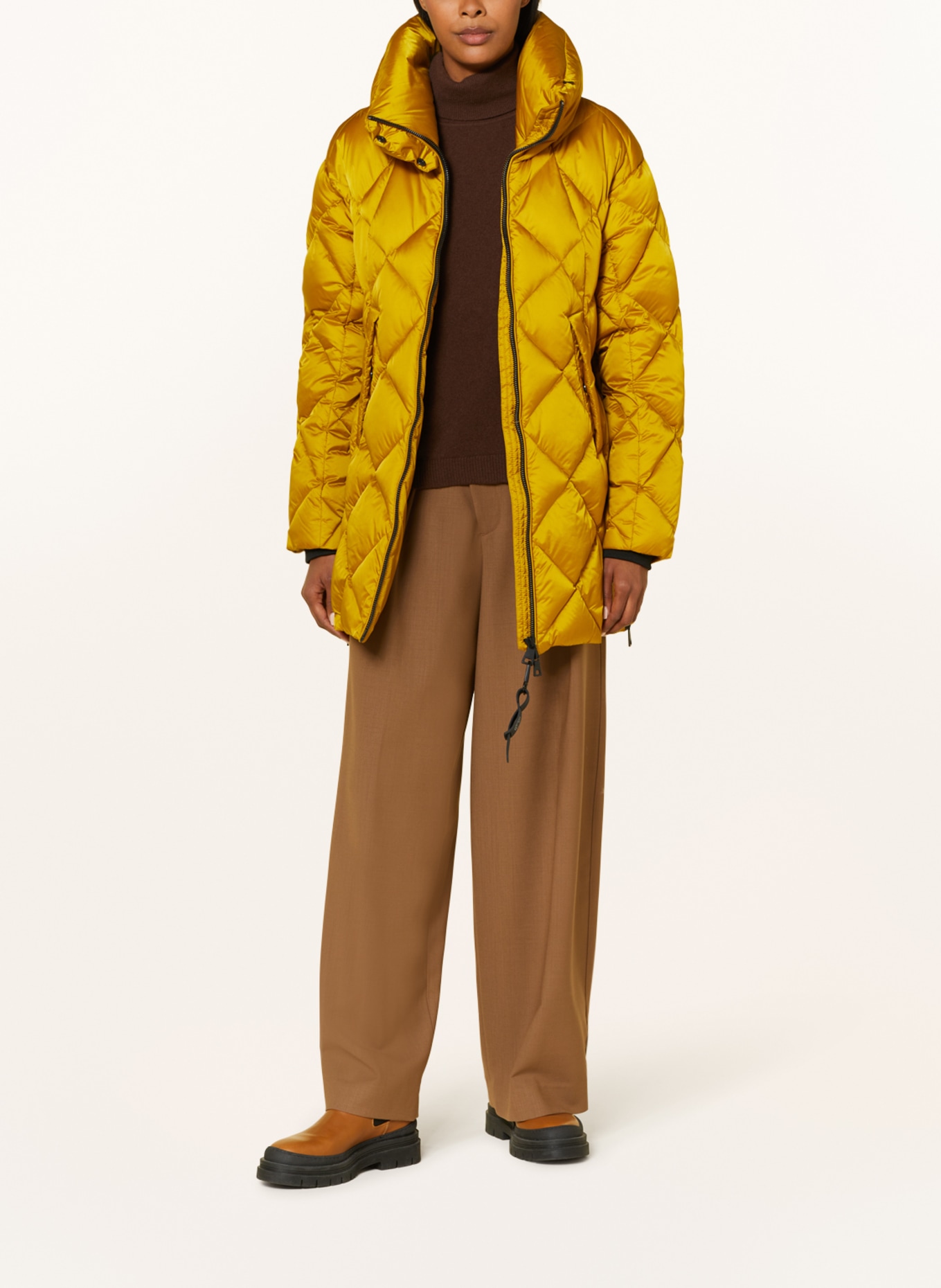 CREENSTONE Quilted jacket, Color: DARK YELLOW (Image 2)