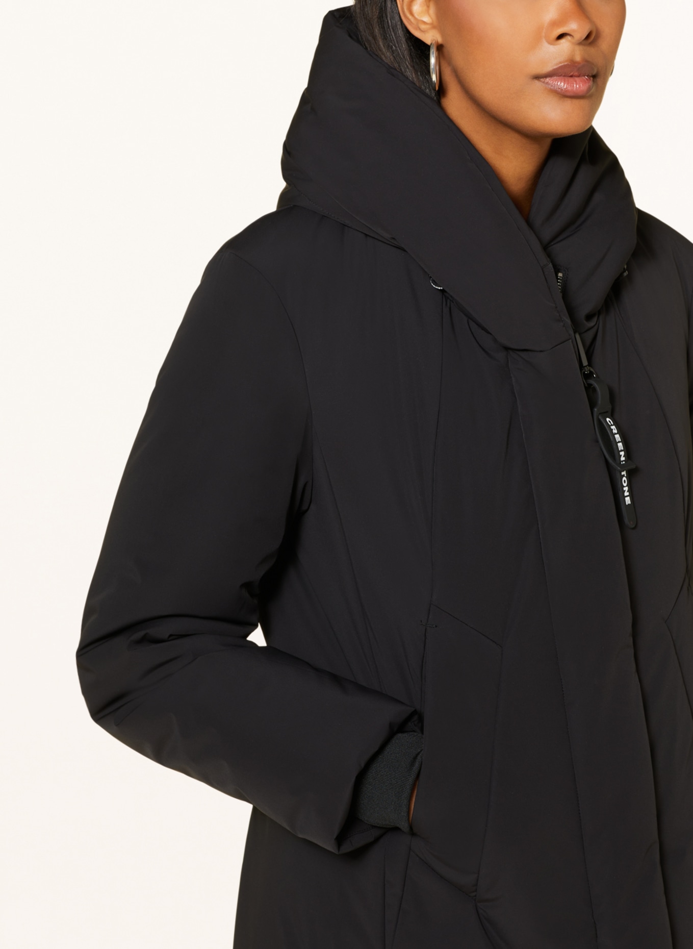 CREENSTONE Quilted jacket, Color: BLACK (Image 5)