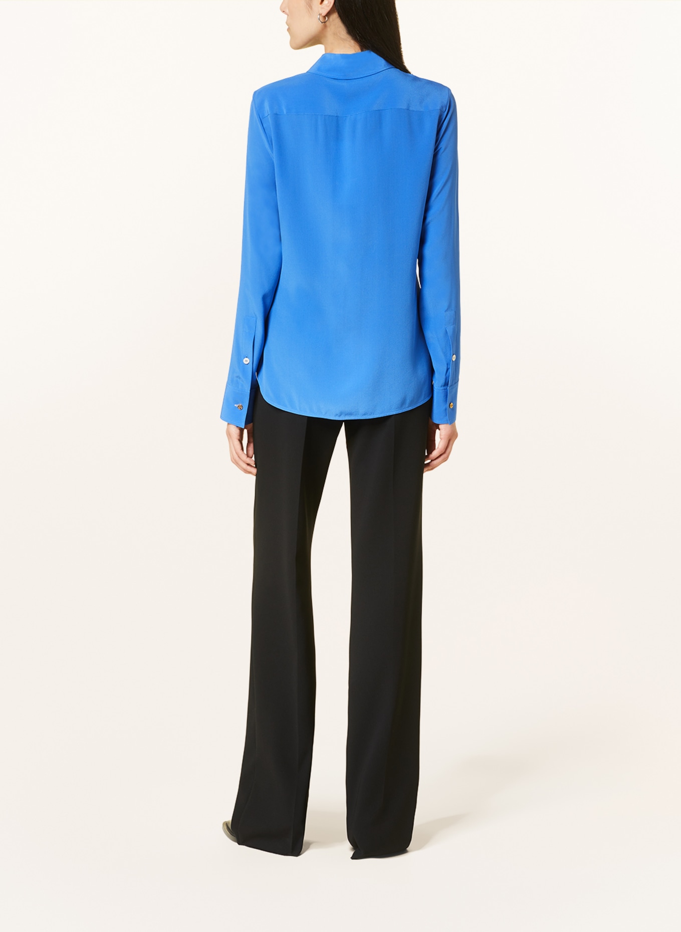 STELLA McCARTNEY Shirt blouse in silk, Color: BLUE (Image 3)