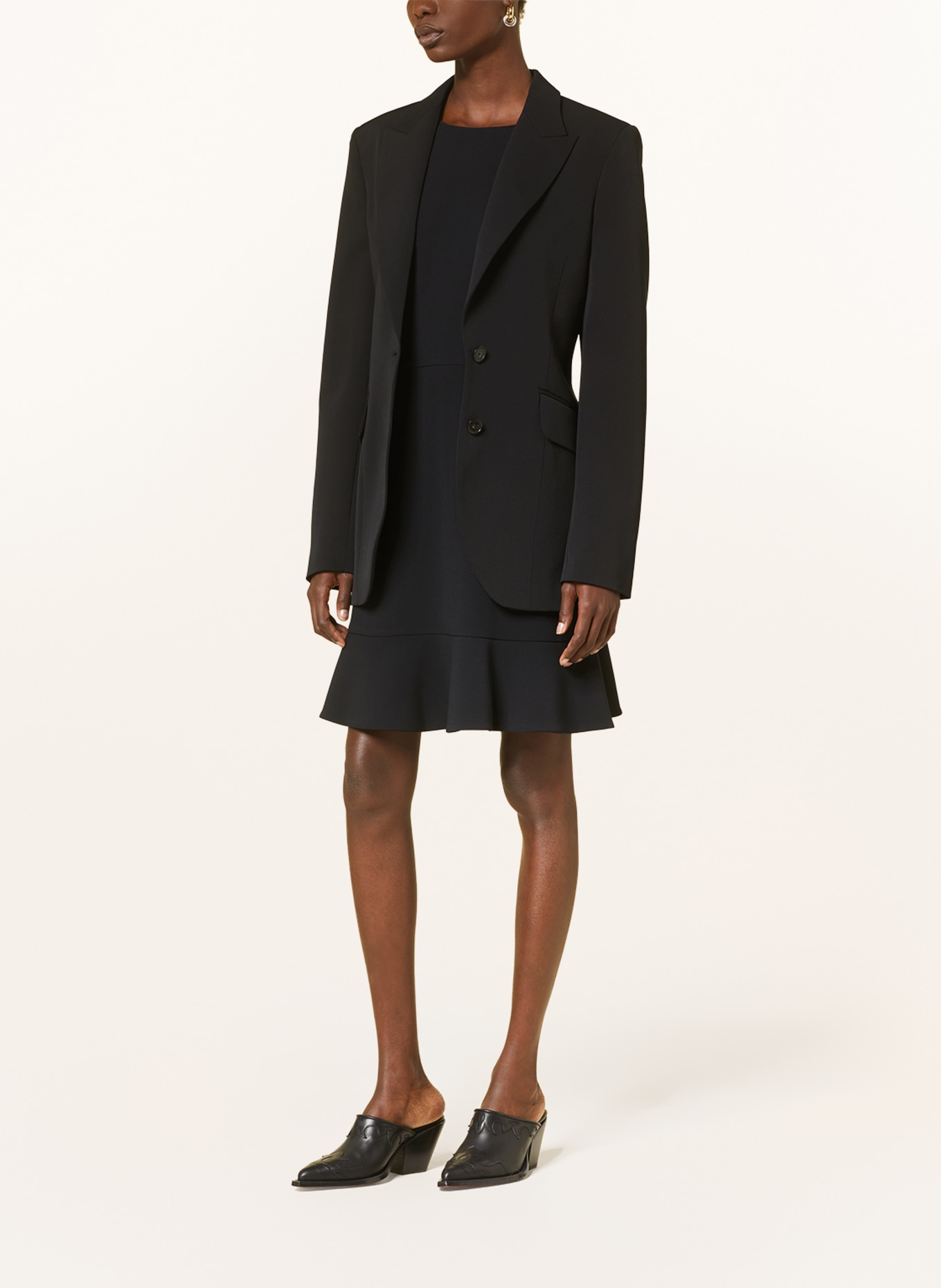 STELLA McCARTNEY Long blazer, Color: BLACK (Image 2)