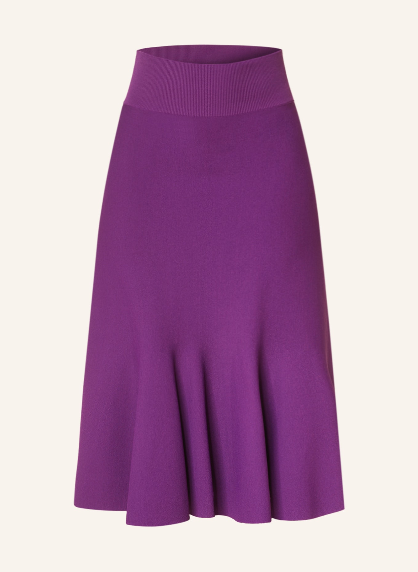 STELLA McCARTNEY Knit skirt with frills, Color: DARK PURPLE (Image 1)