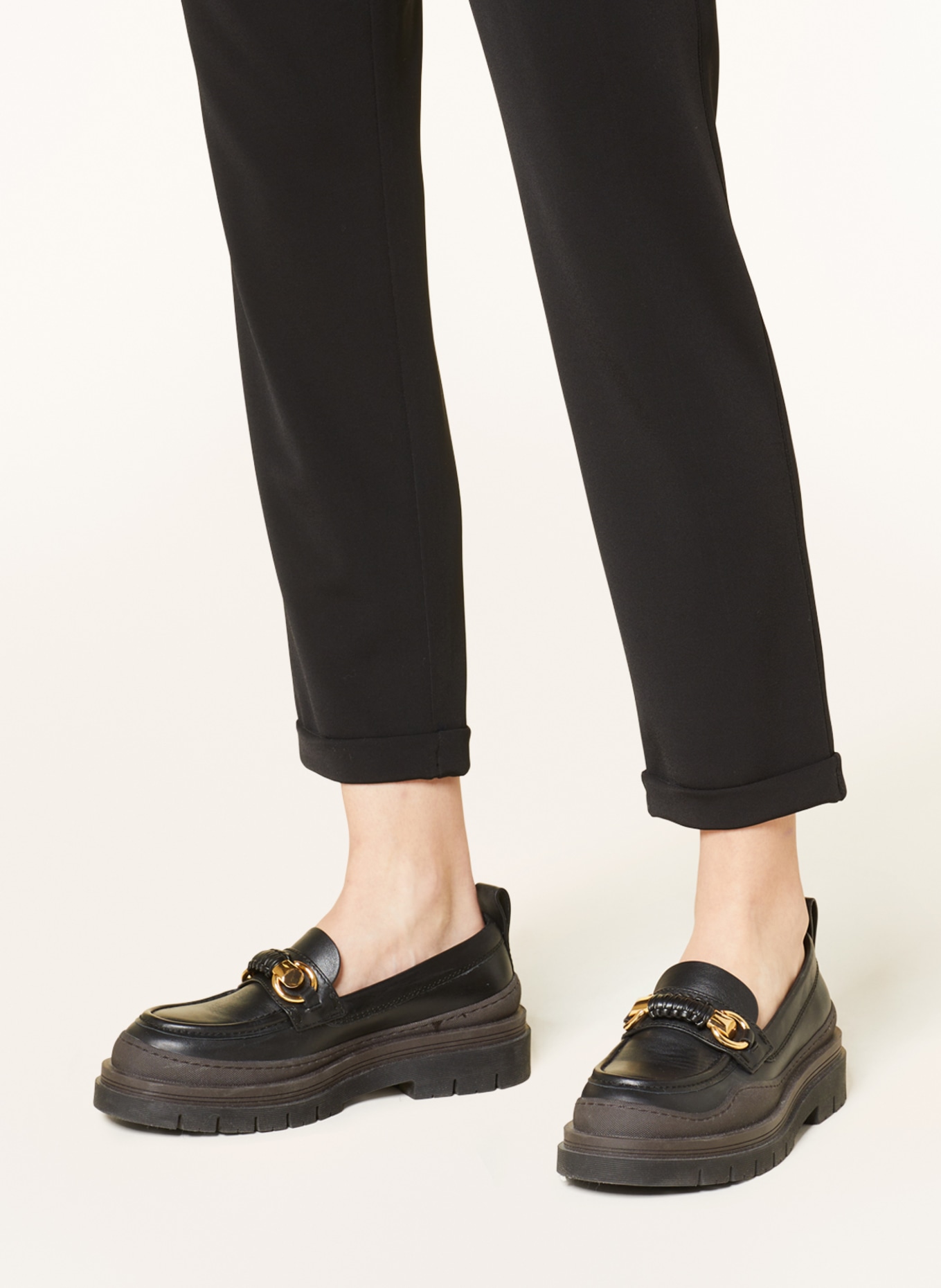 MAC DAYDREAM 7/8 pants BEAUTY, Color: BLACK (Image 5)