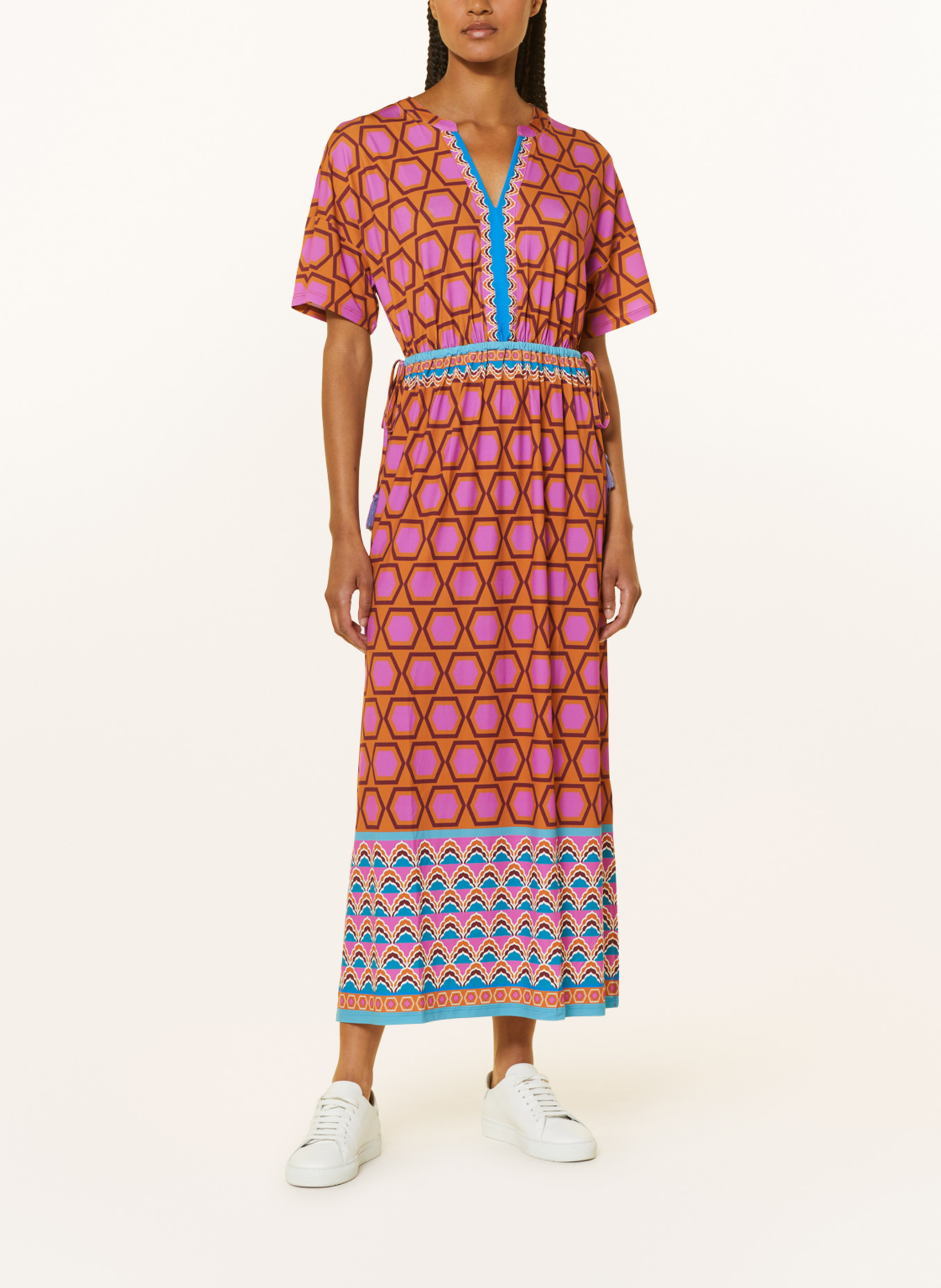 oui Dress, Color: COGNAC/ PURPLE (Image 2)