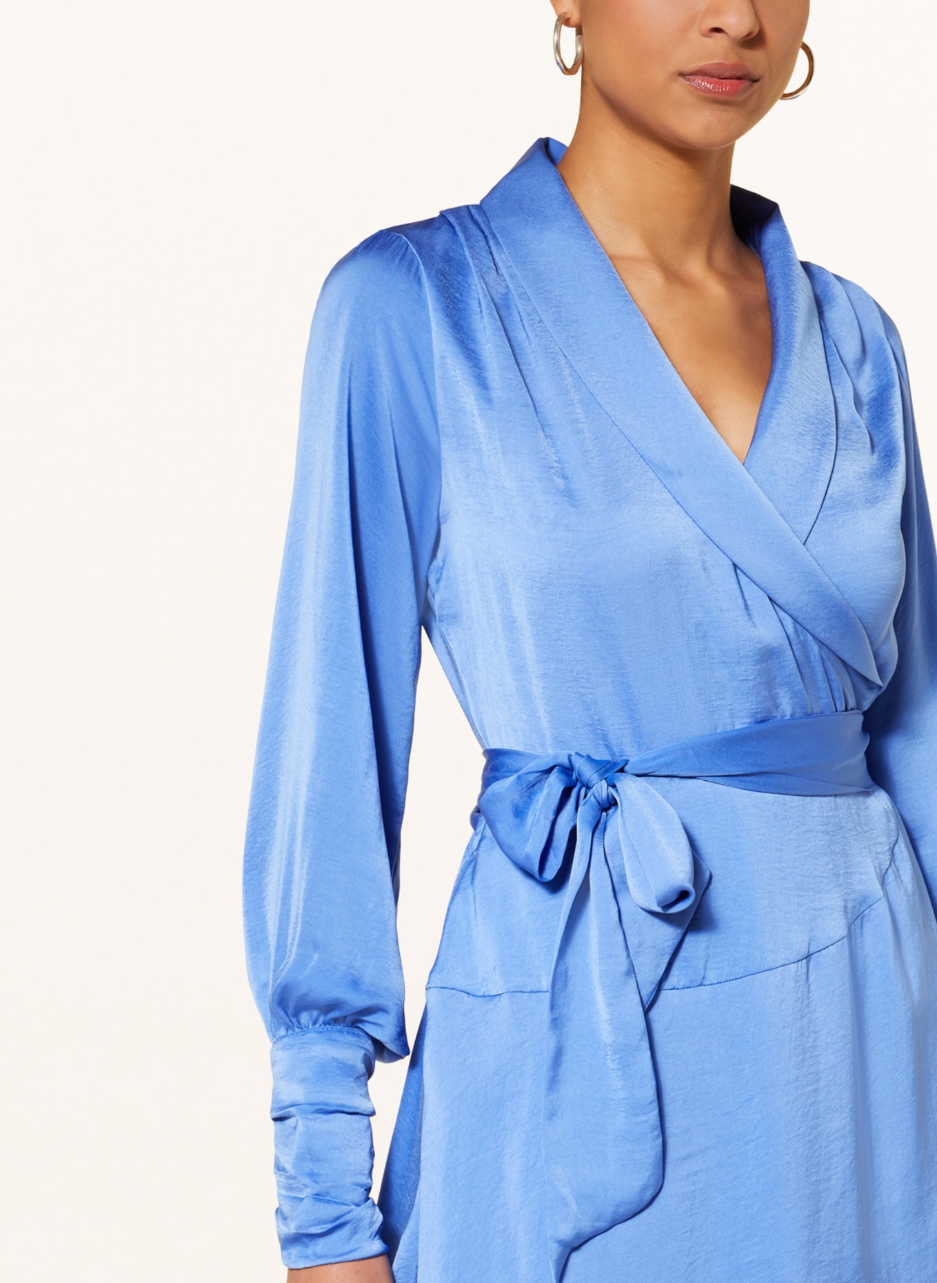 NEO NOIR Wrap dress TANSY, Color: BLUE (Image 4)