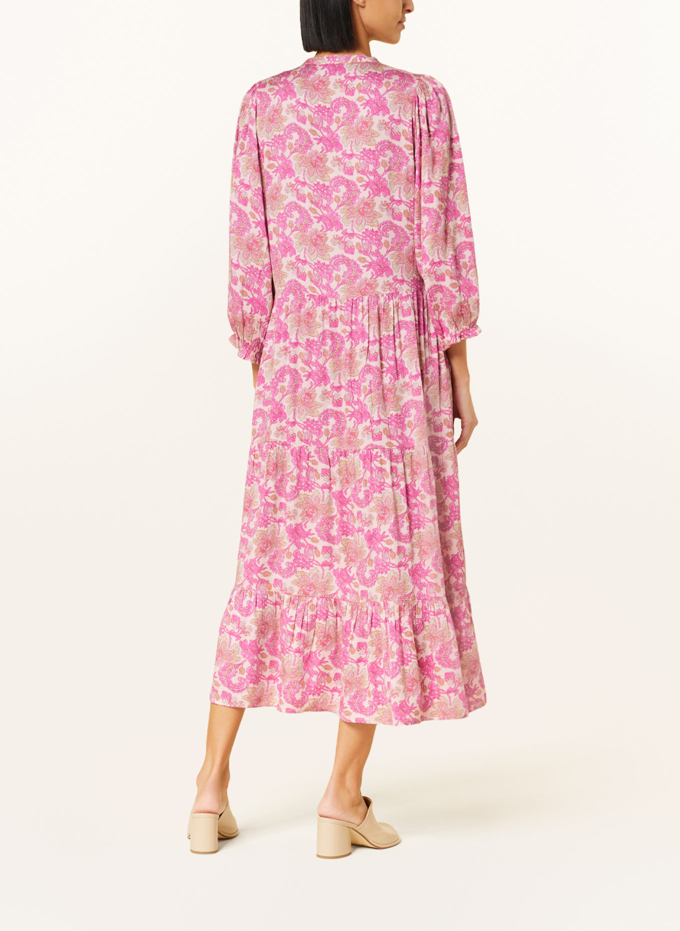 NEO NOIR Kleid ROBYN mit 3/4-Arm, Farbe: PINK/ ROSA (Bild 3)