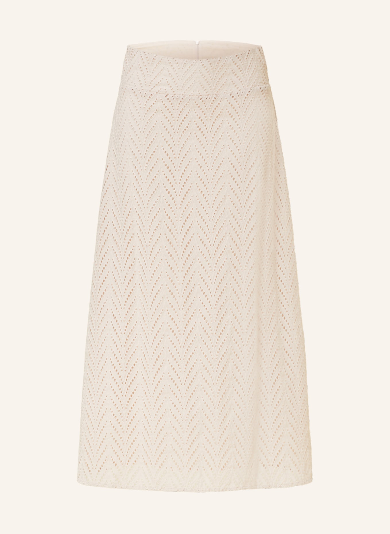 Broderie Anglaise Knit Skirt - Ready to Wear