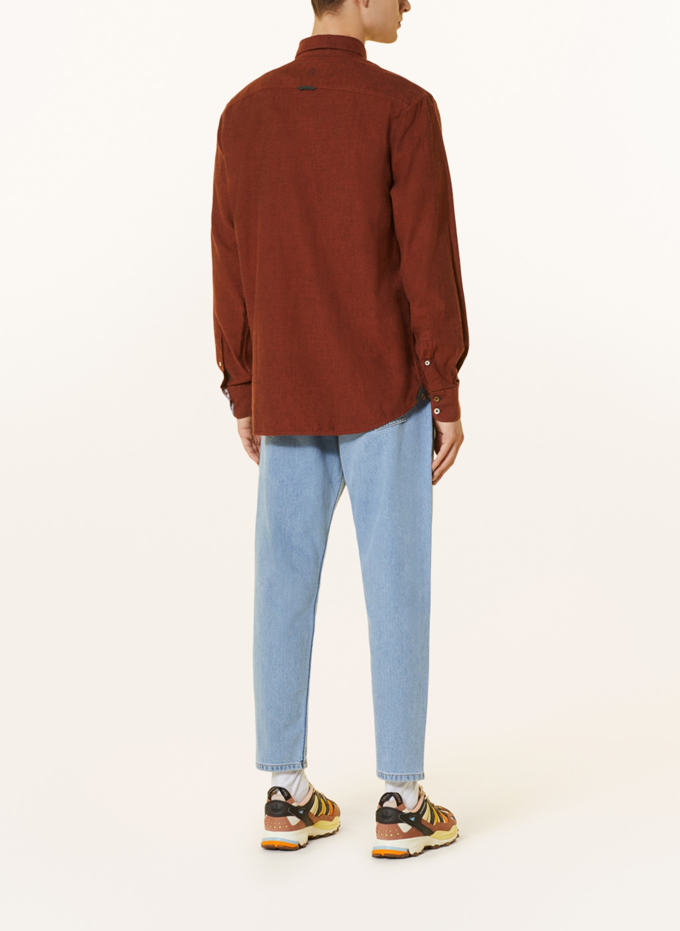 COLOURS & SONS Hemd Modern Fit, Farbe: DUNKELORANGE (Bild 3)