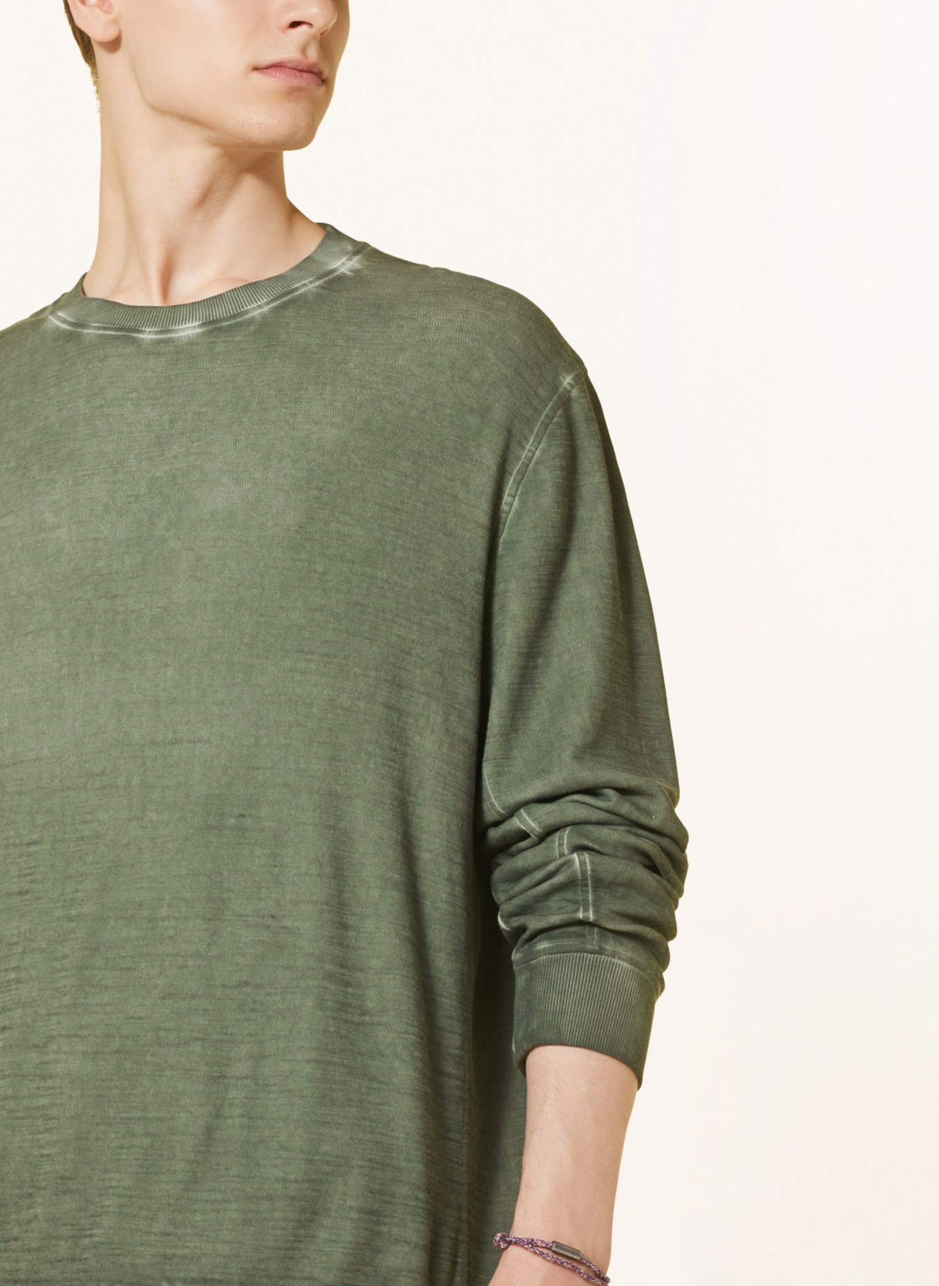 COLOURS & SONS Long sleeve shirt, Color: GREEN (Image 4)