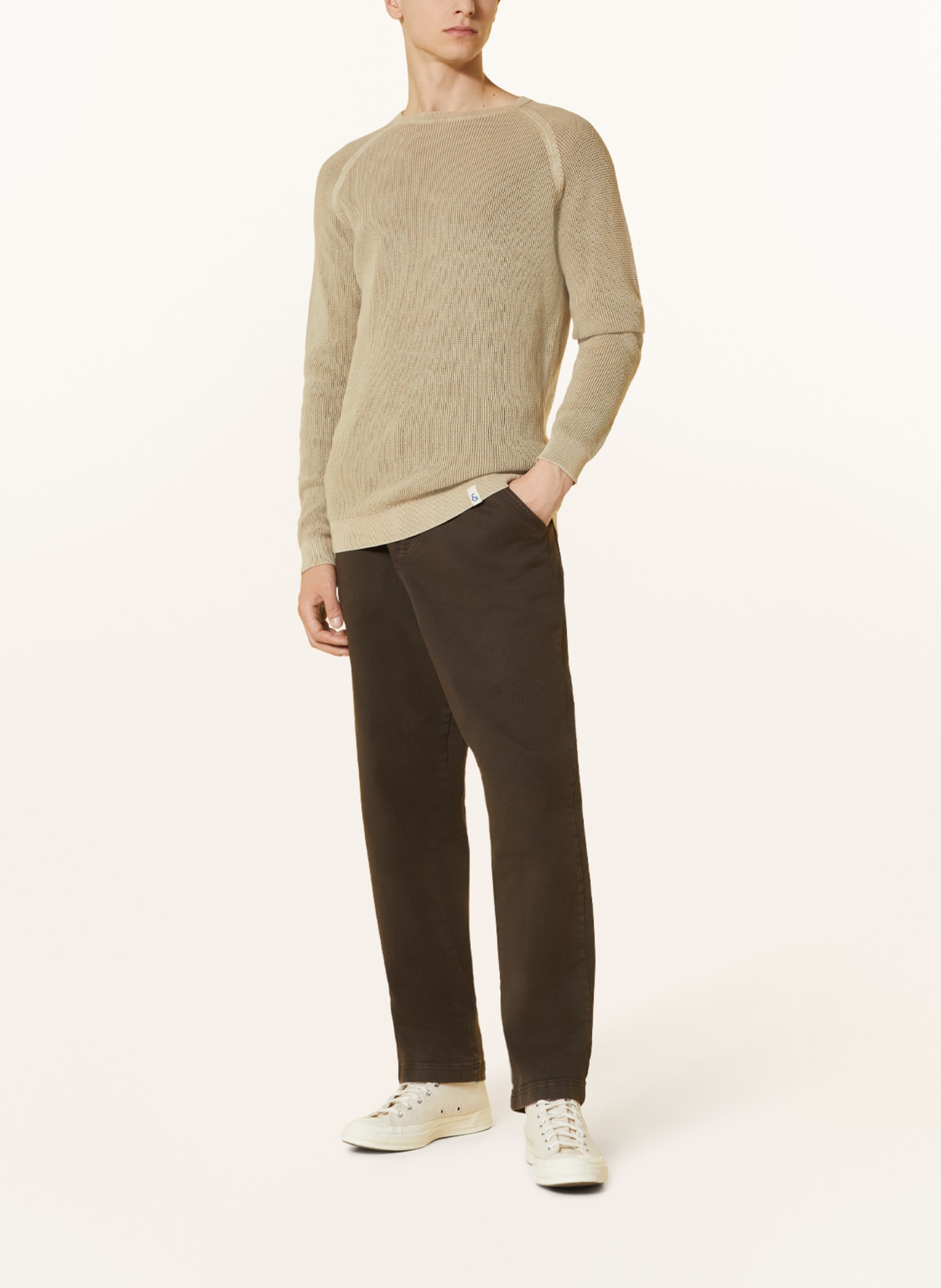 COLOURS & SONS Sweater, Color: LIGHT BROWN (Image 2)