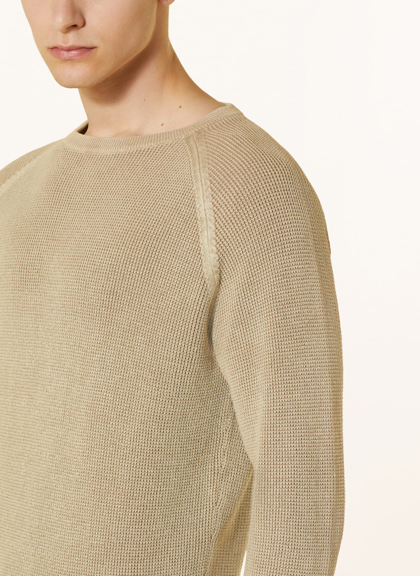 COLOURS & SONS Sweater, Color: LIGHT BROWN (Image 4)