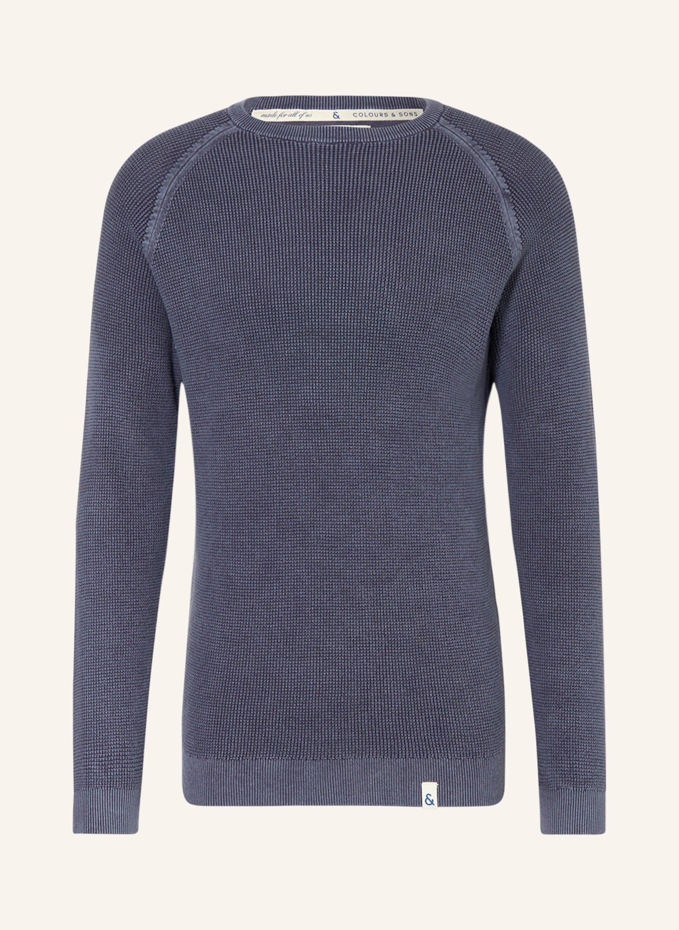 COLOURS & SONS Pullover: BLAUGRAU