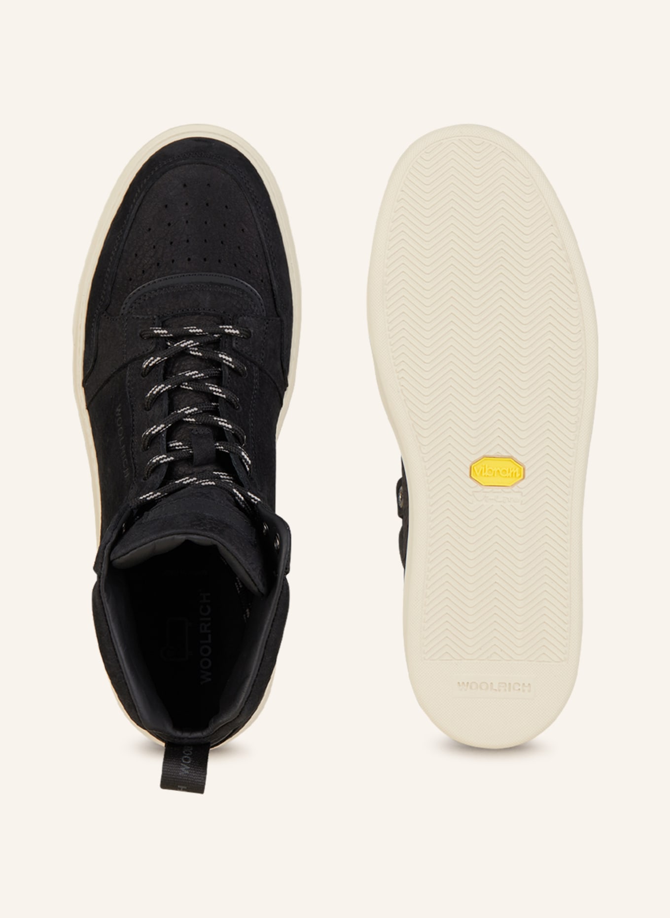 WOOLRICH High-top sneakers, Color: BLACK (Image 5)