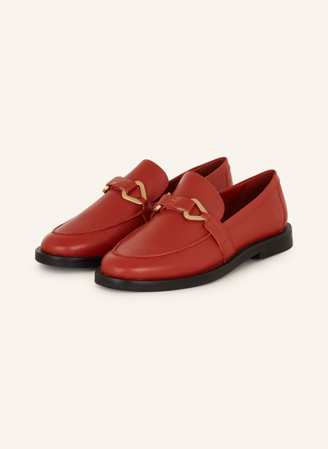 CARRANO Loafer: DUNKELORANGE